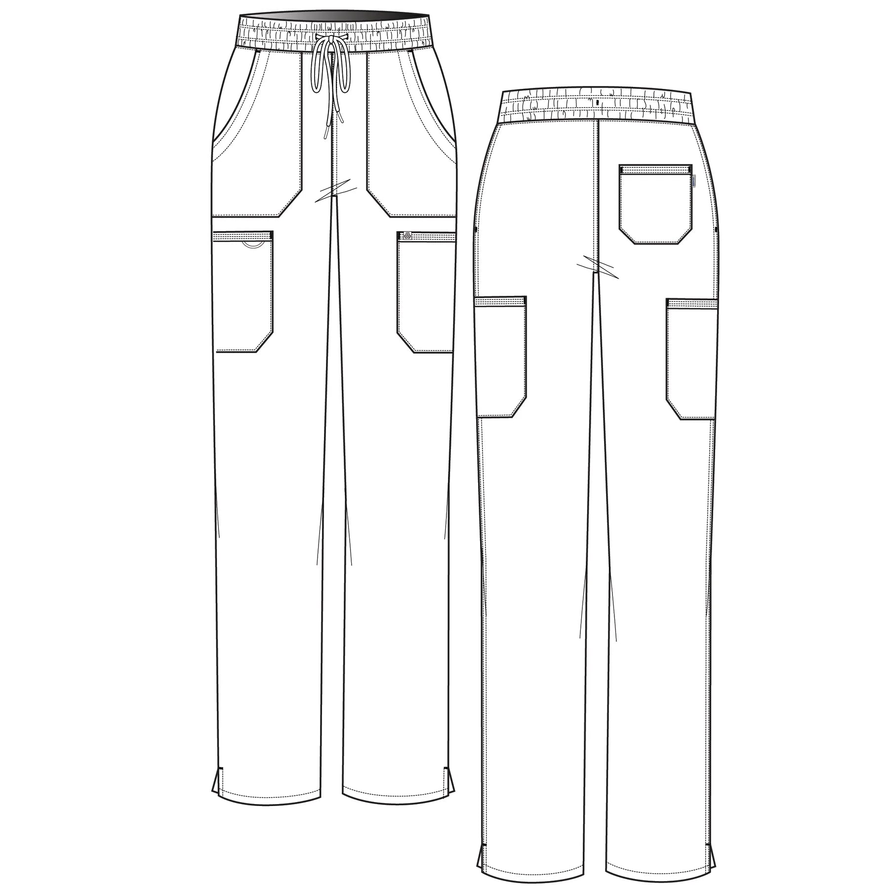 Pantalón Clínico Mujer Studio 3063 Celeste