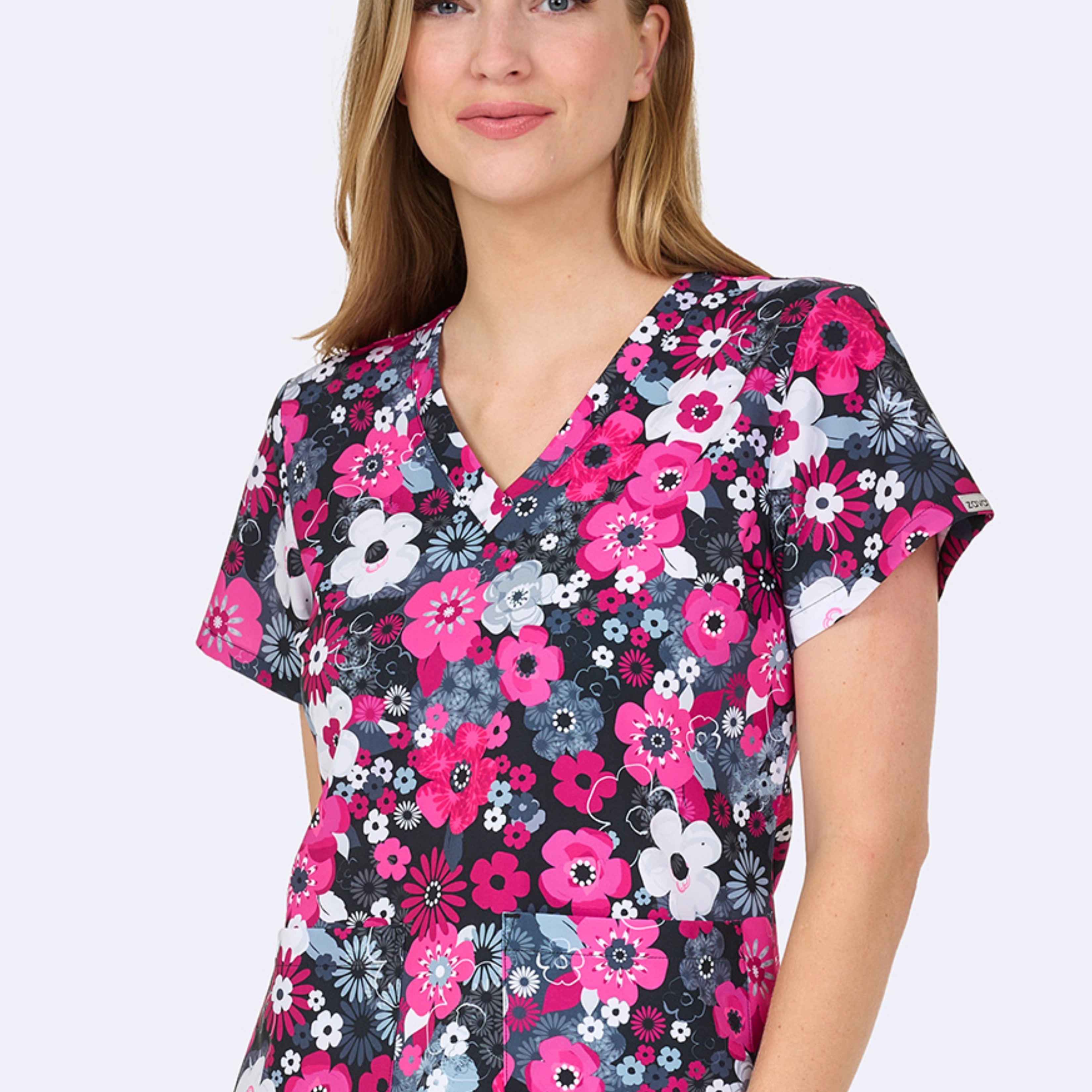 Polera Clínica Estampada Mujer 1054 FWPT