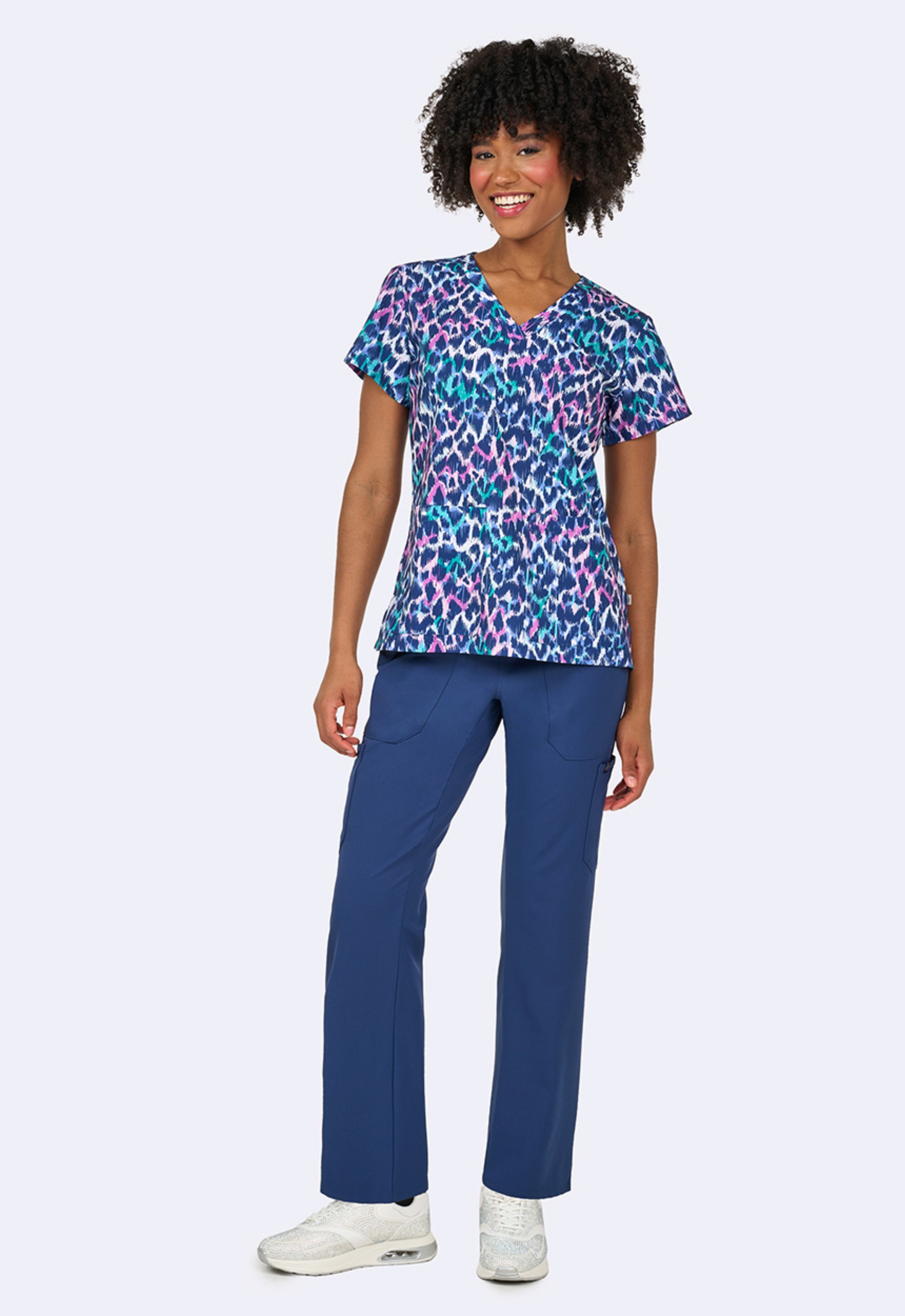 Polera Clínica Estampada Mujer 1054 LPWD