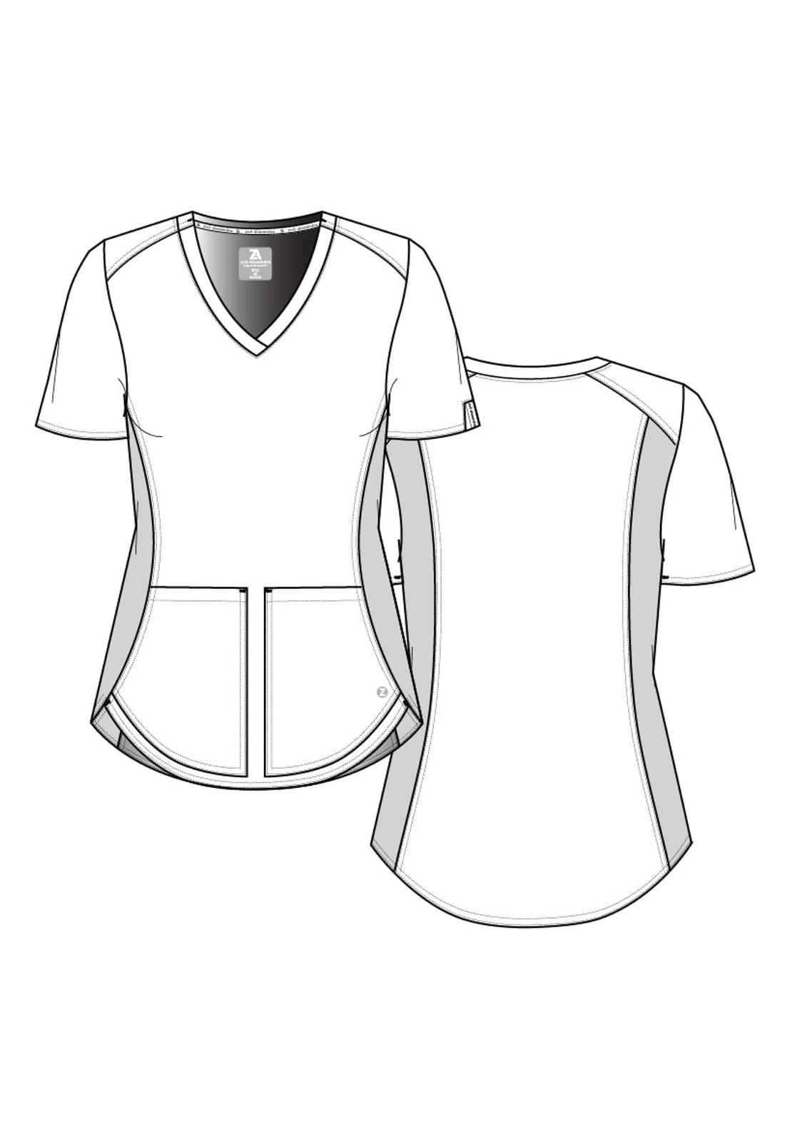 Polera Clínica Mujer Zoe Alexandra 1148