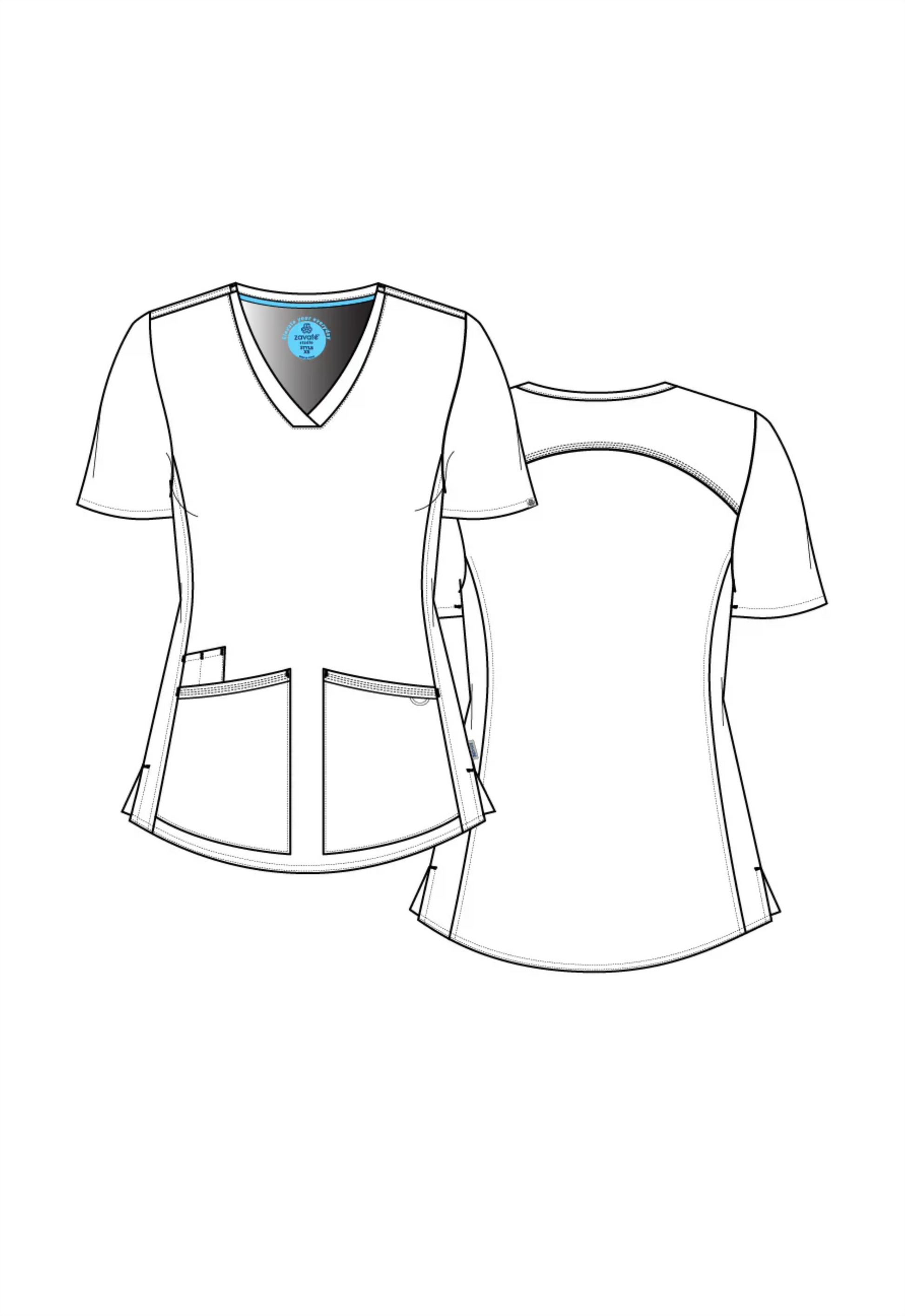 Polera Clínica Mujer Studio 1165 Olivo