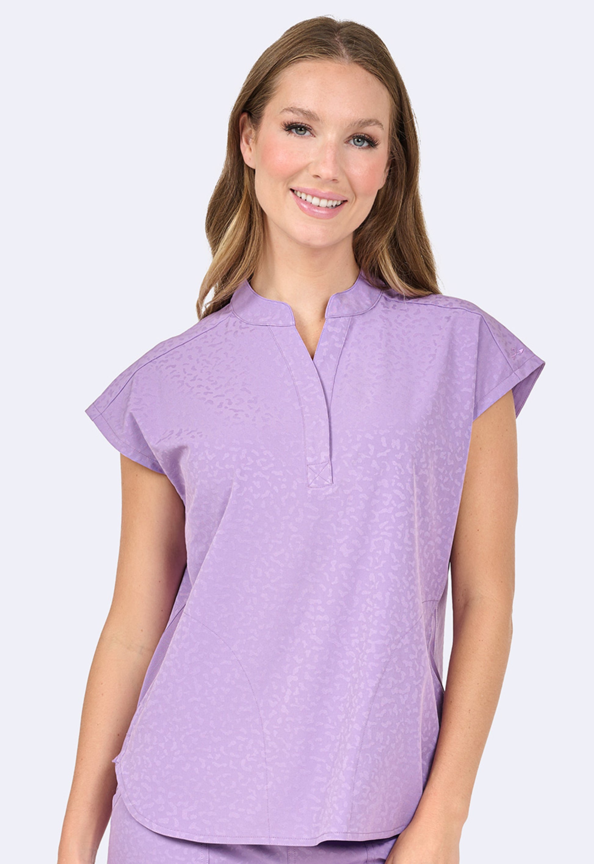 Polera Clínica Mujer 1176 Jacquard