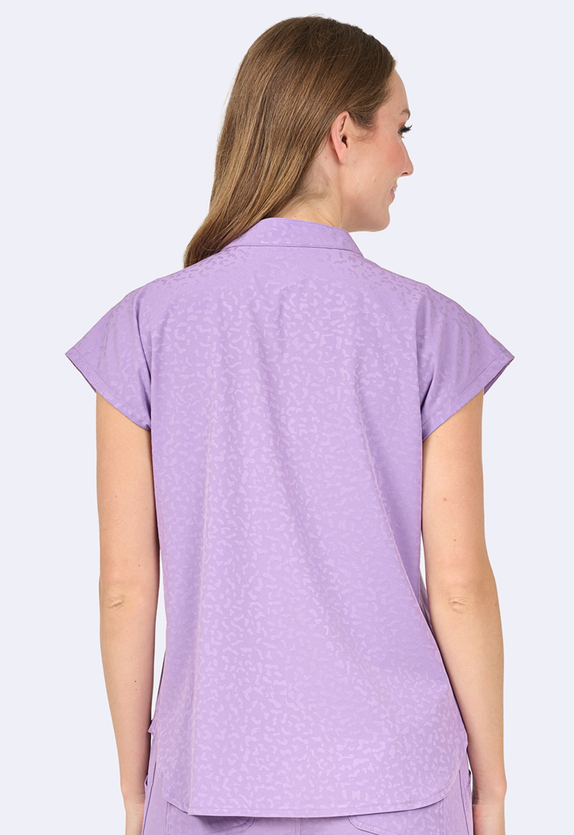 Polera Clínica Mujer 1176 Jacquard