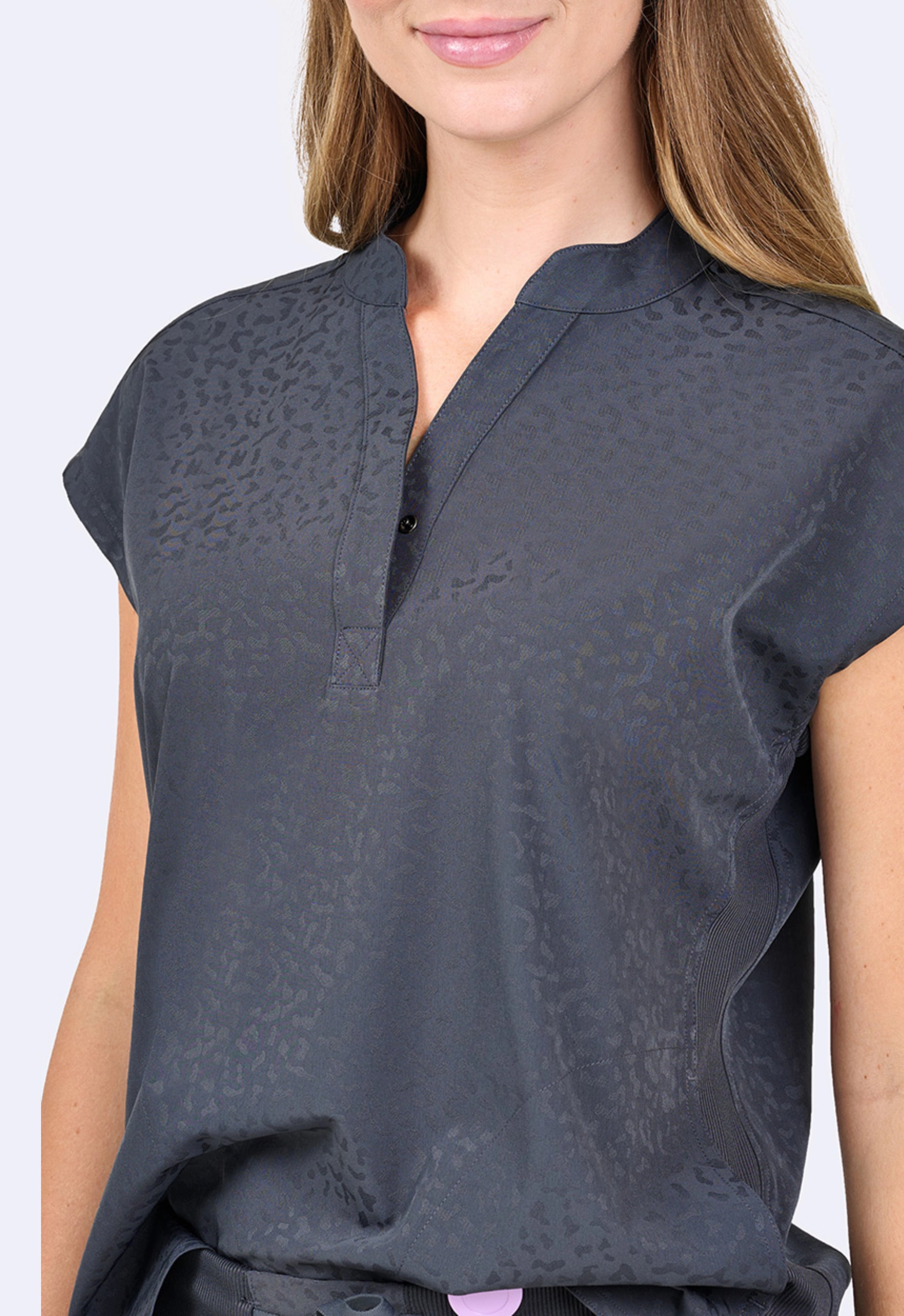 Polera Clínica Mujer 1176 Jacquard