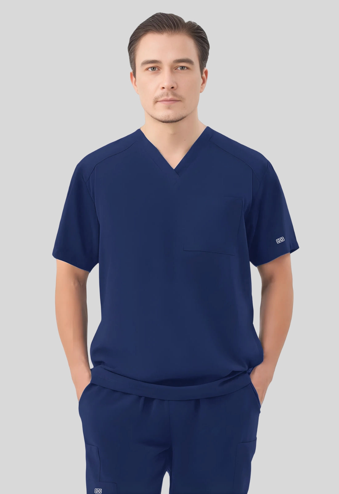 Polera Clínica Hombre Quantum 1538