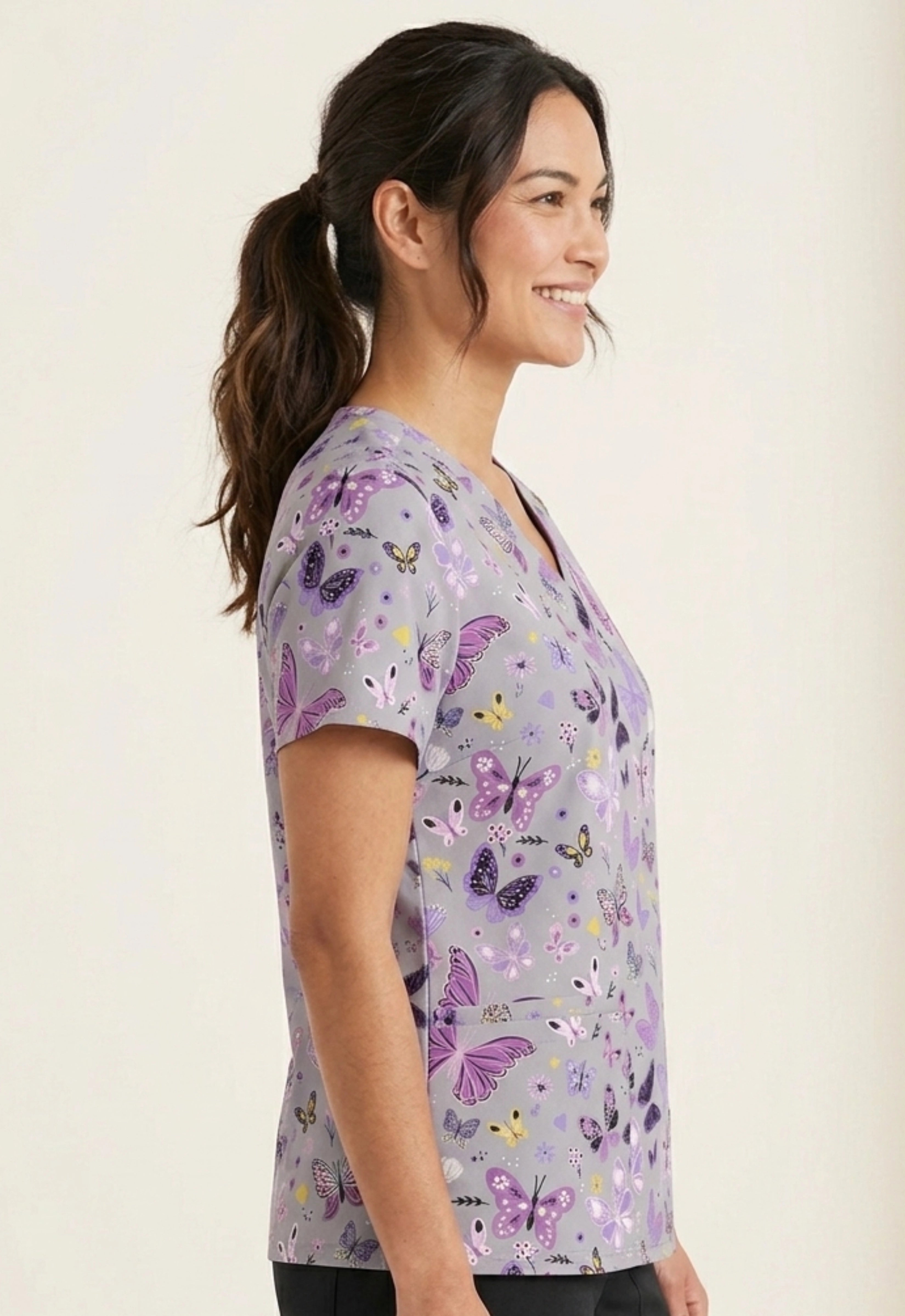 Polera Clínica Estampada Mujer GT 1976