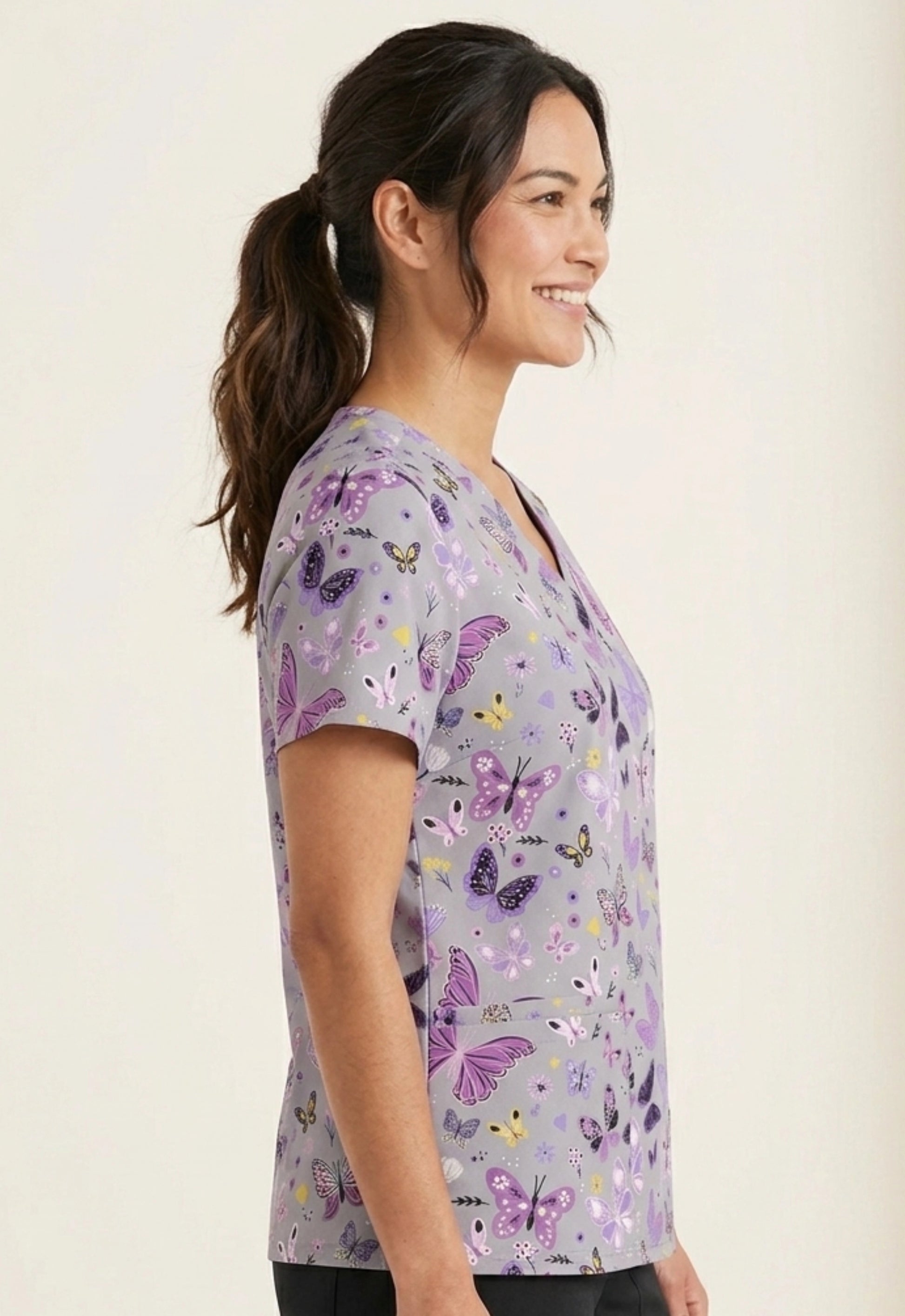 Polera Clínica Estampada Mujer GT 1976