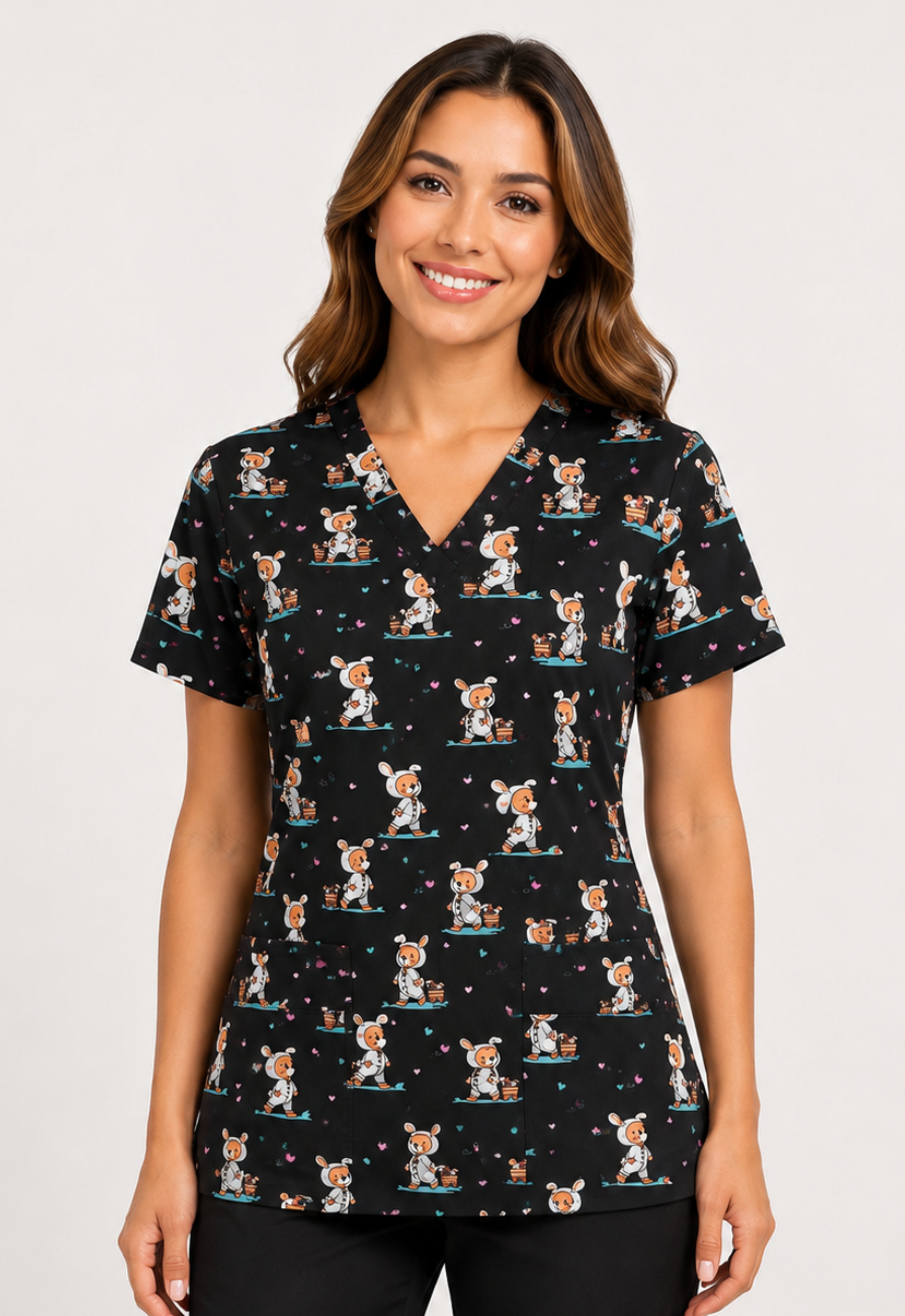 Polera Clínica Estampada Mujer GT 2016