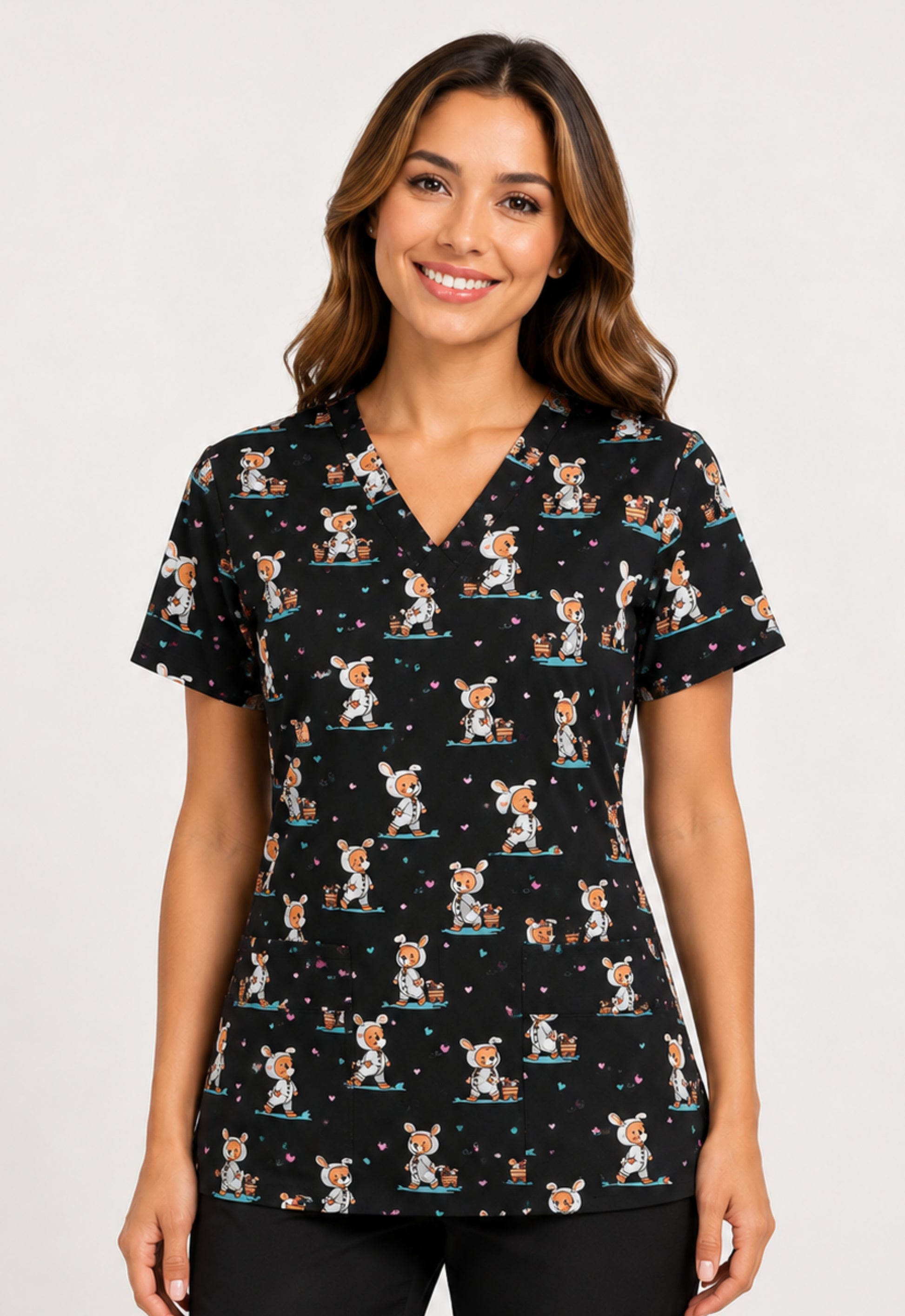 Polera Clínica Estampada Mujer GT 2016