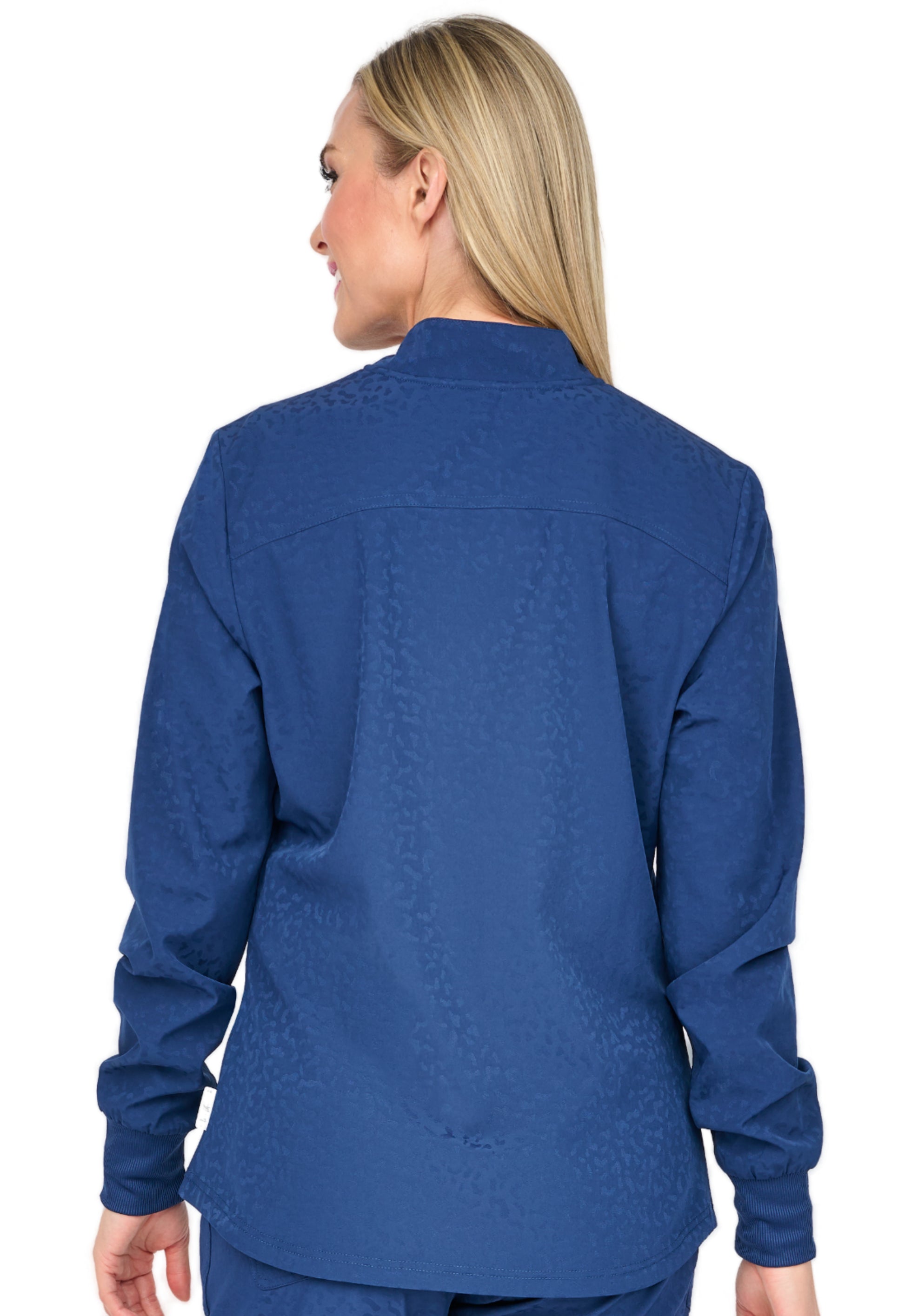 Chaqueta Mujer Jacquard 2039 Azul Marino