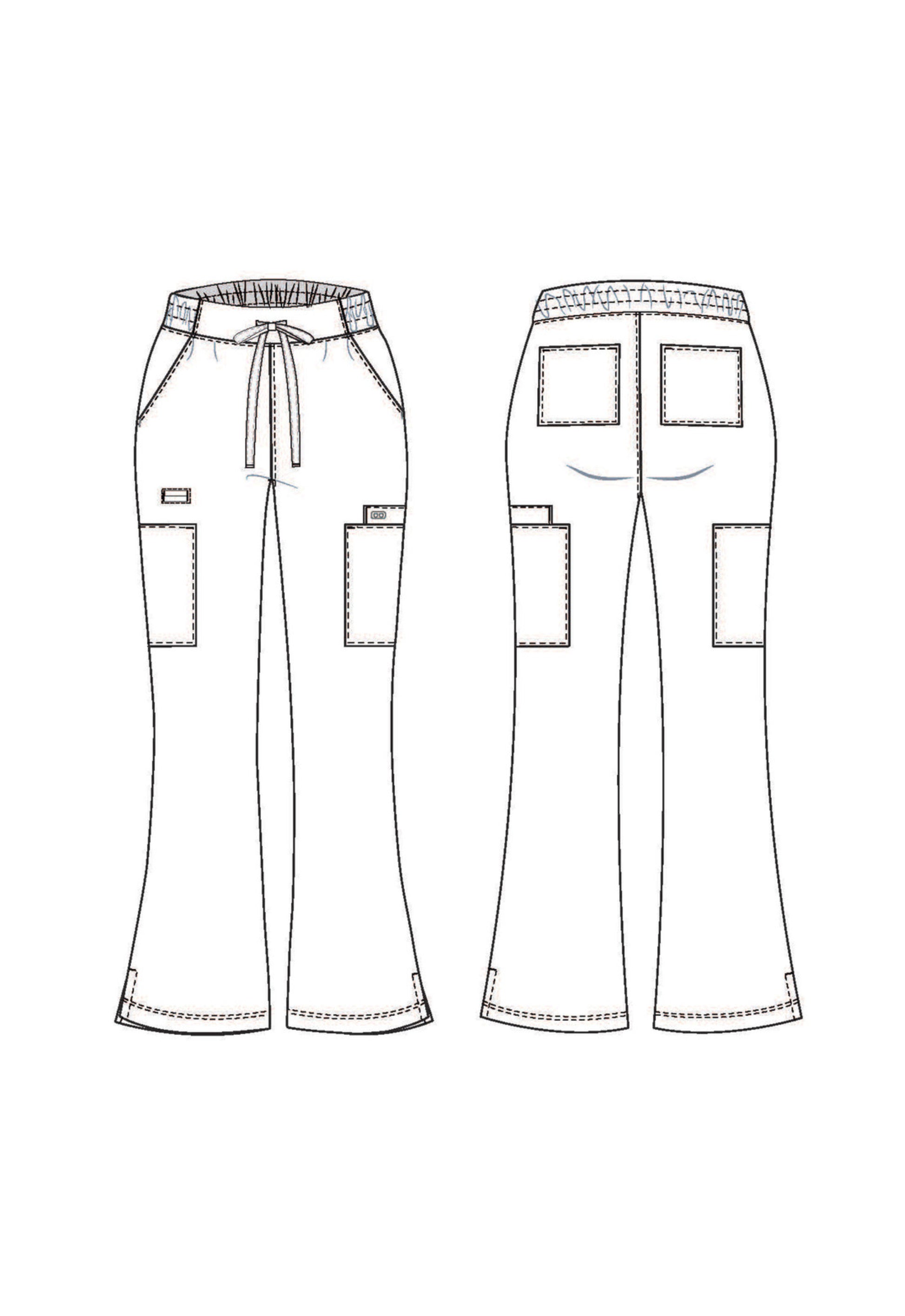 Pantalón Clínico Mujer Astro 2123 Flare