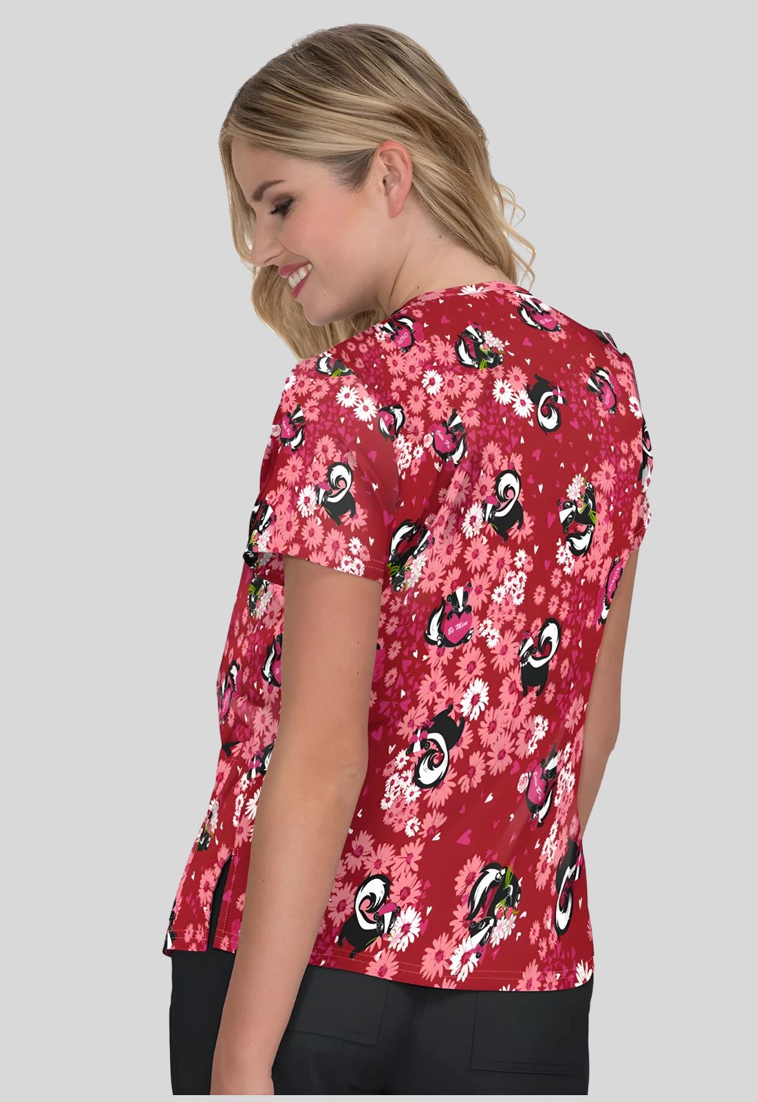 Polera Clínica Mujer Estampada 348PR SNC