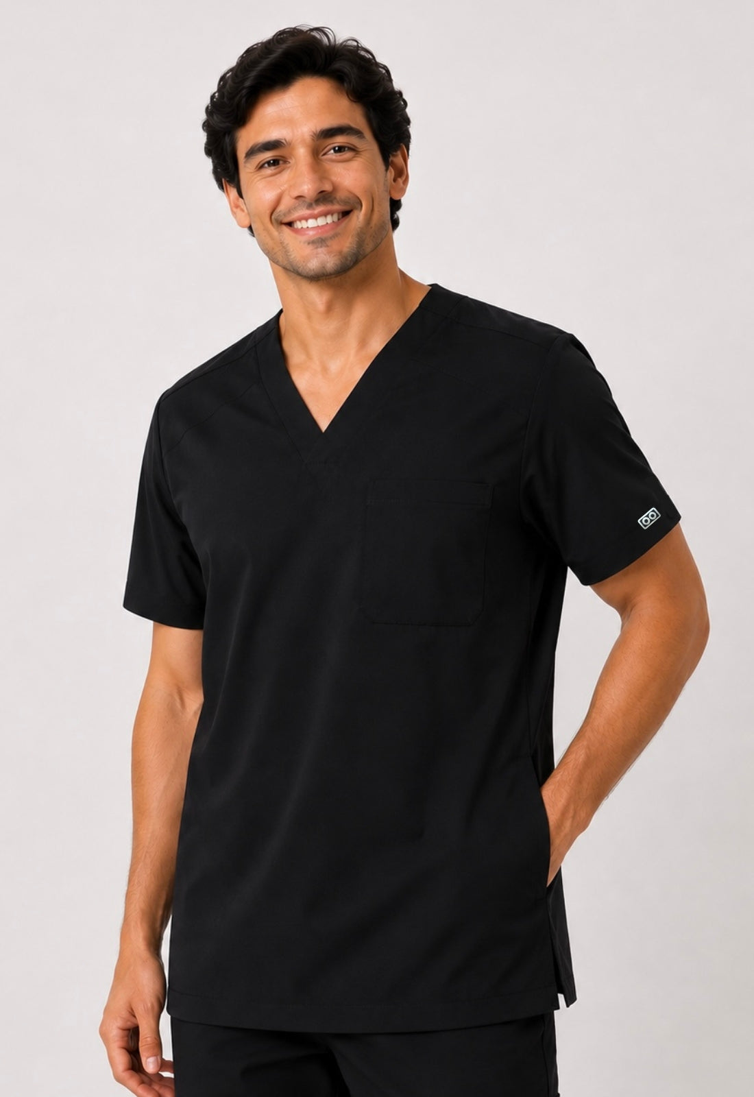 Polera Clínica Hombre Quantum 1538