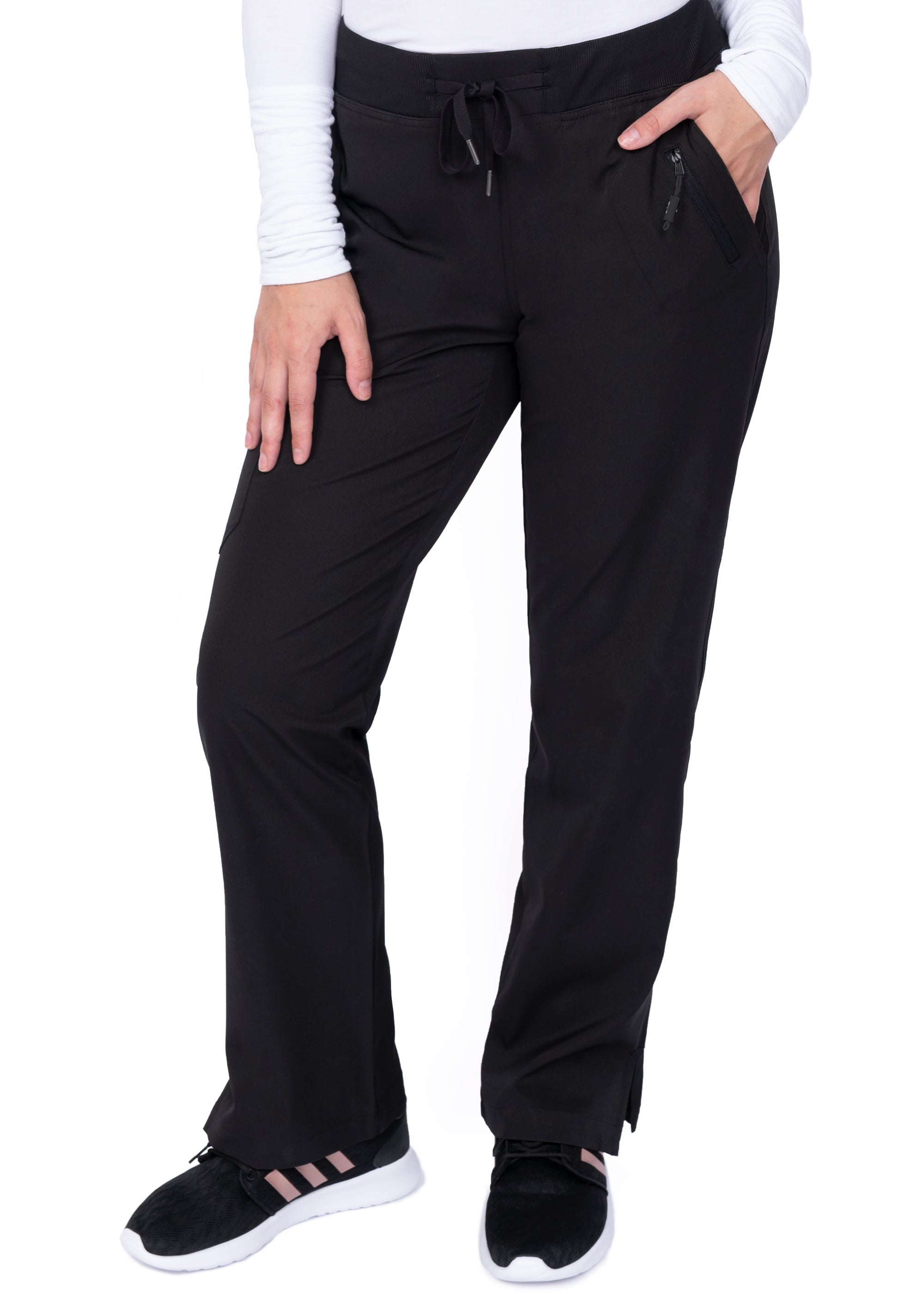 Pantalón Clínico Mujer Recto Ava Therese 3018T Negro Largo Tall