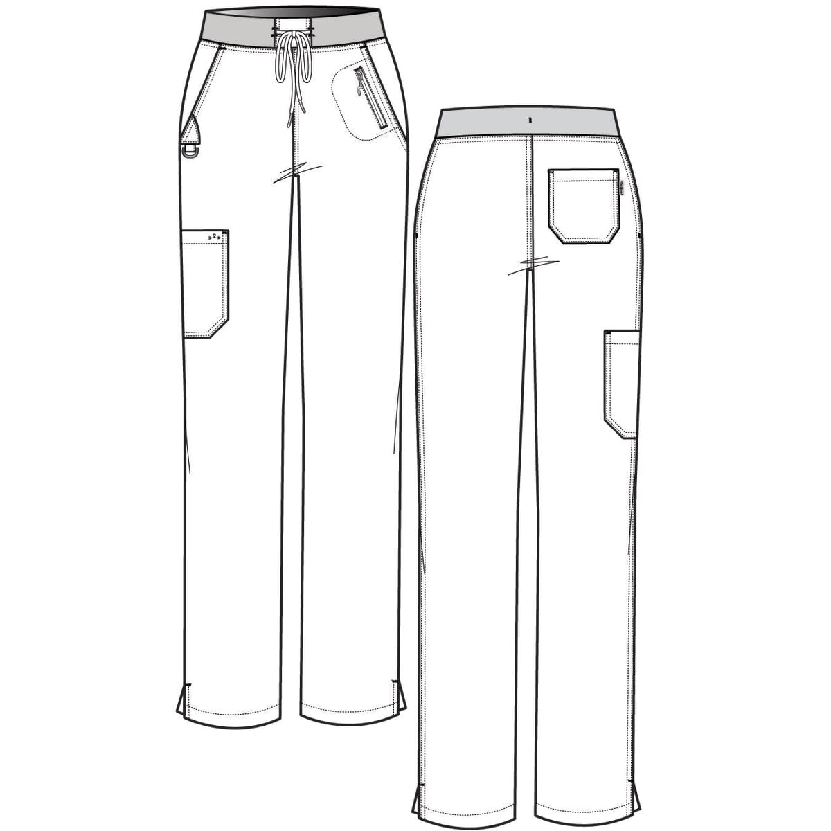 Pantalón Clínico Mujer Recto Ava Therese 3018T Largo Tall