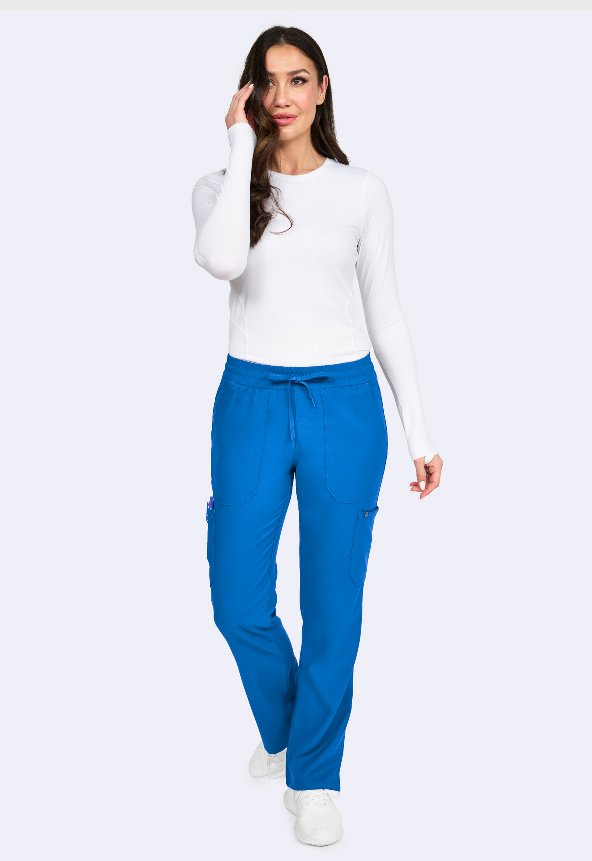 Pantalón Clínico Mujer Studio 3063 Azul Rey