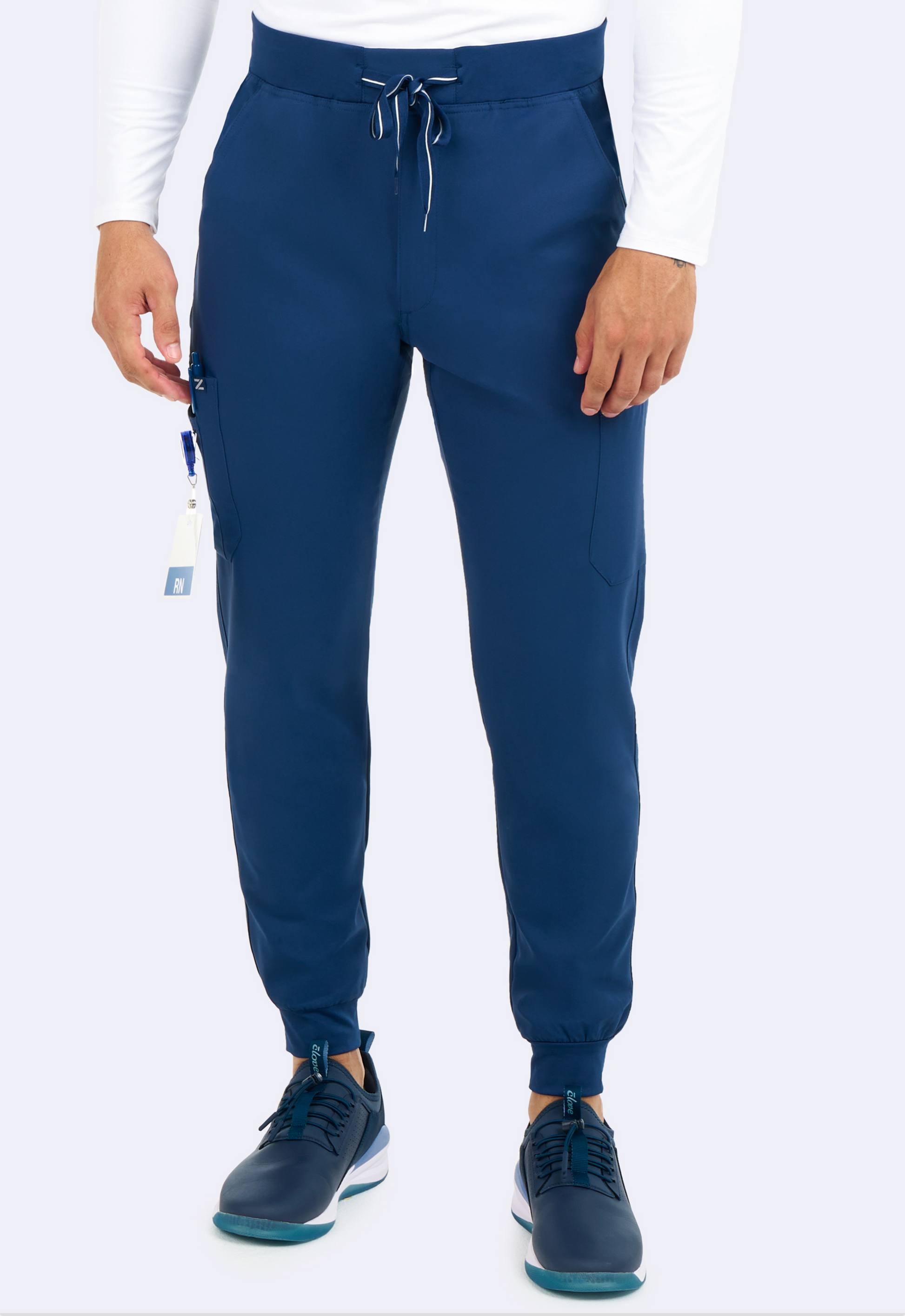 Pantalón Clínico Jogger Hombre Studio 3093 Azul Marino
