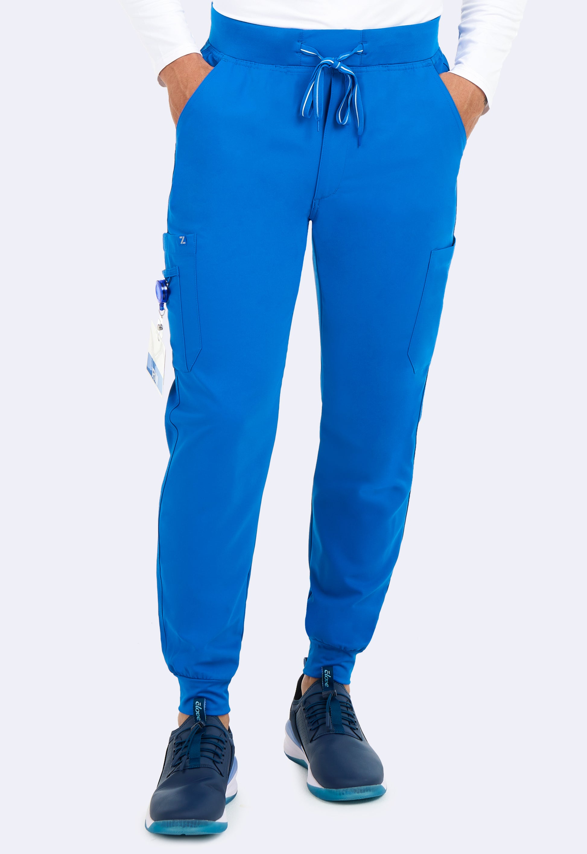 Pantalón Clínico Jogger Hombre Studio 3093 Azul Rey