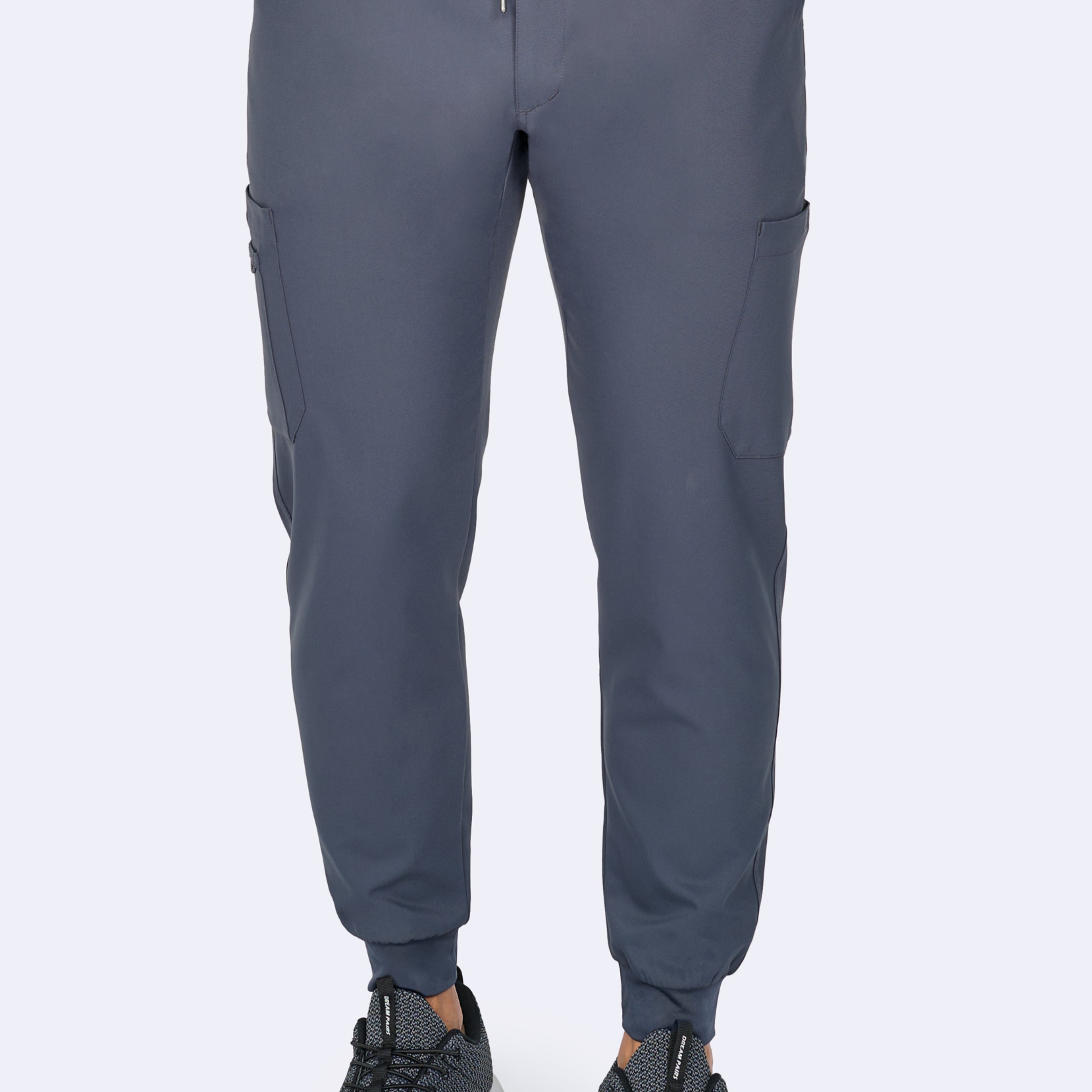 Pantalón Clínico Jogger Hombre Studio 3093 Plomo