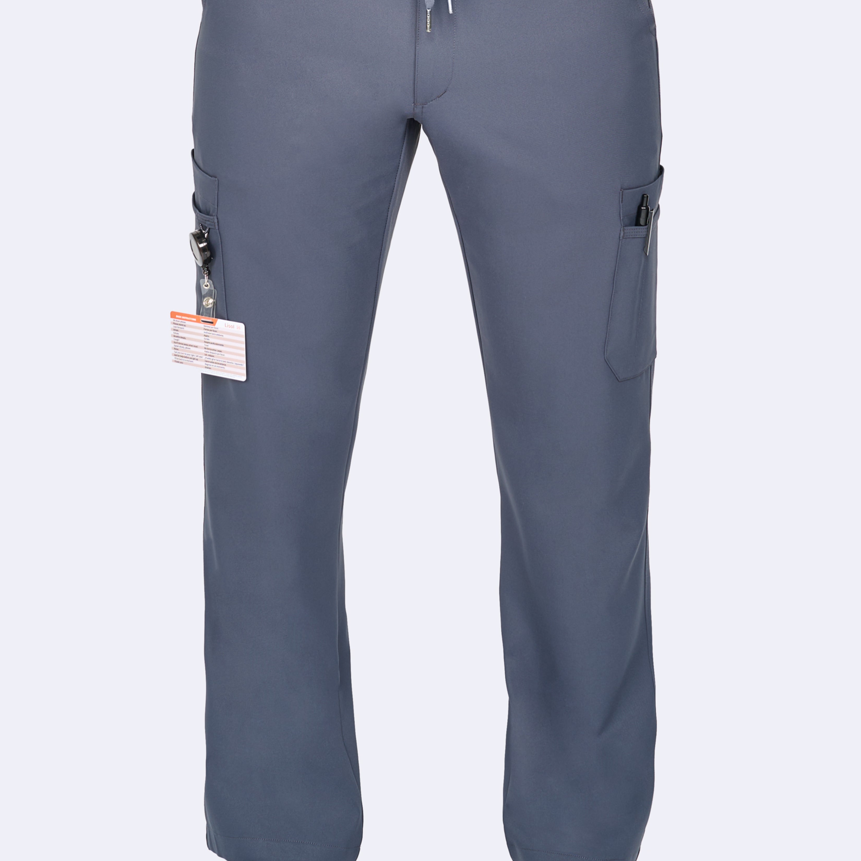 Pantalón Clínico Hombre Studio 3099 Plomo