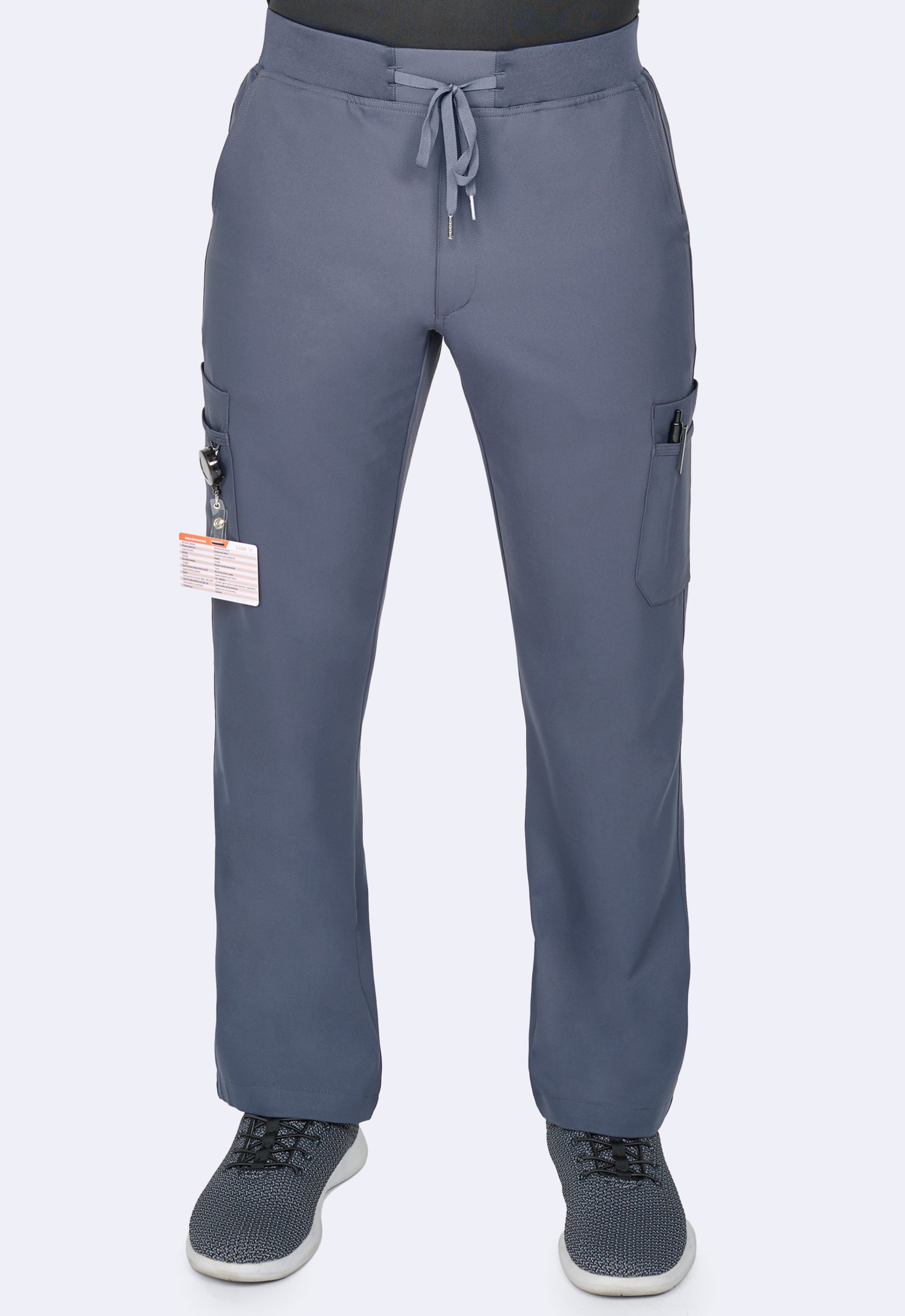 Pantalón Clínico Hombre Studio 3099 Plomo
