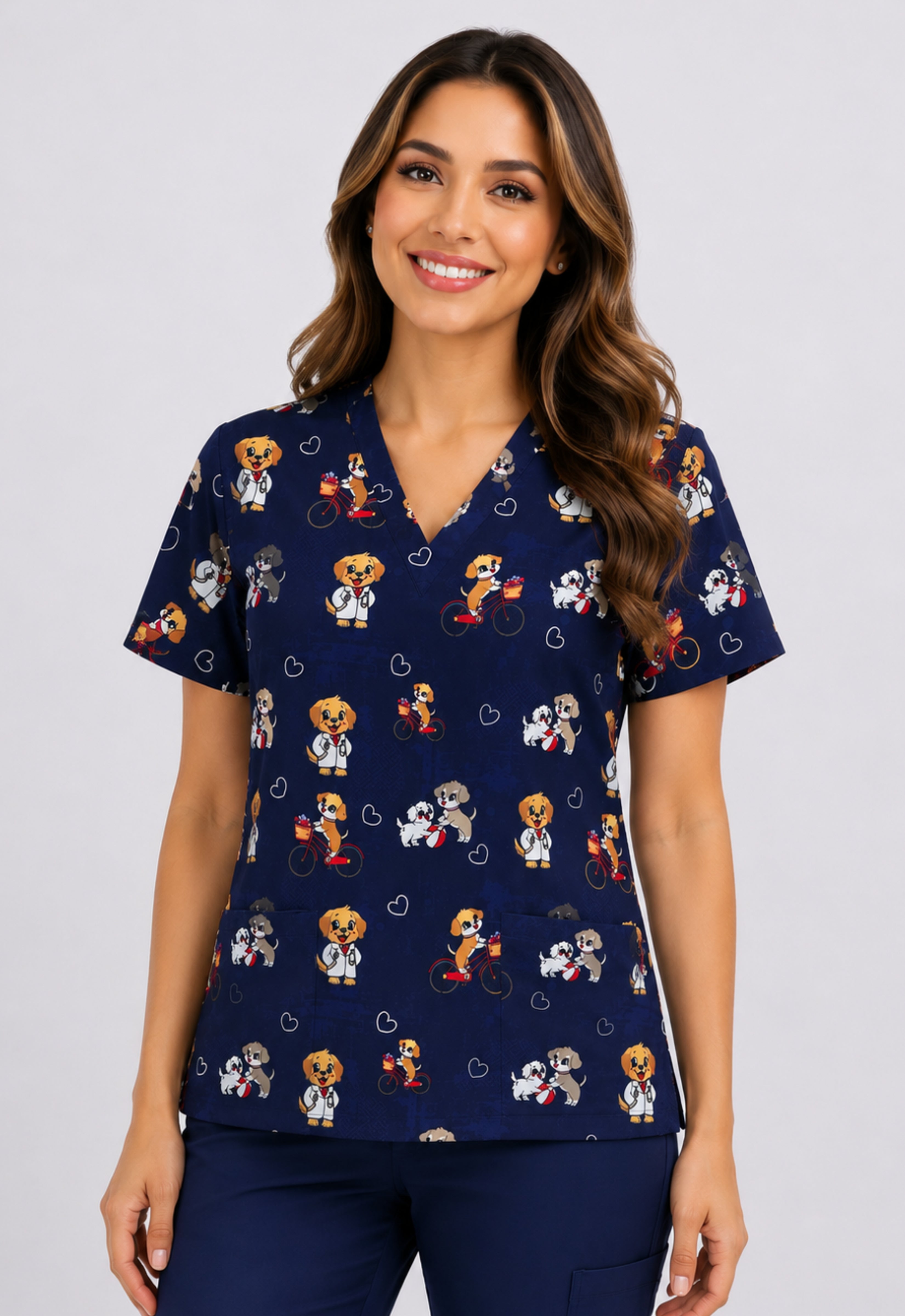 Polera Clínica Estampada Mujer GT 2014