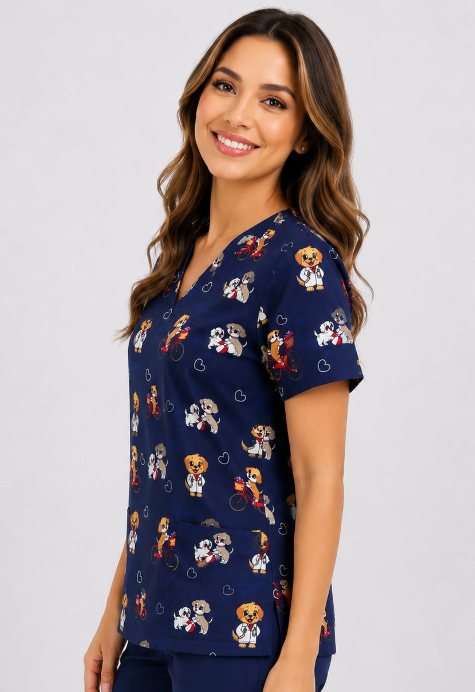 Polera Clínica Estampada Mujer GT 2014