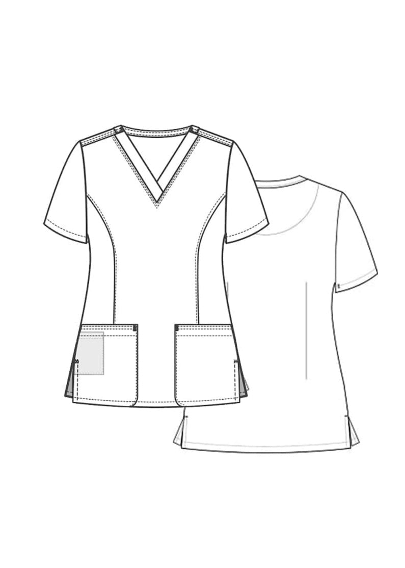 Polera Clínica Estampada Mujer 9810 MYST