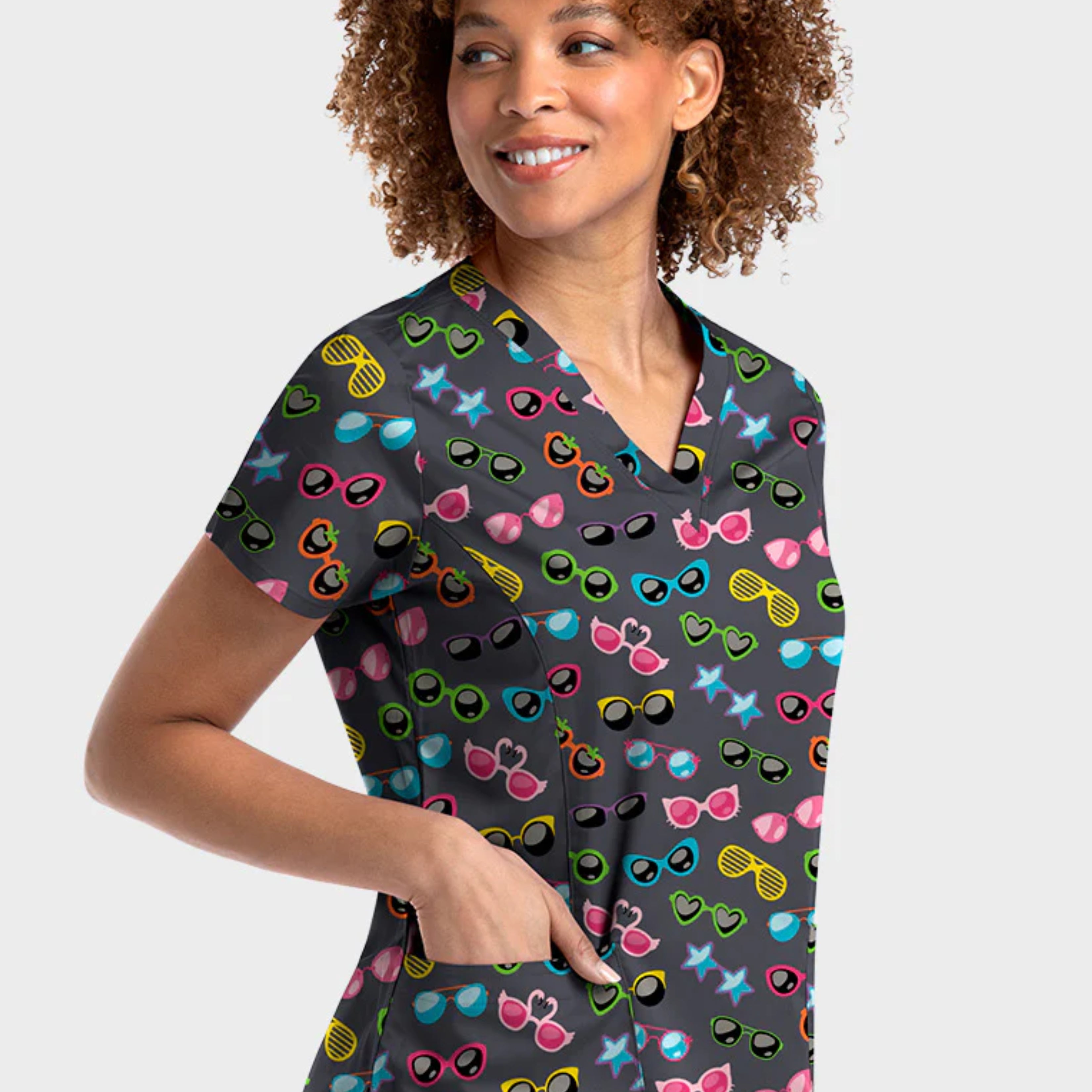 Polera Clínica Estampada Mujer 9810 SWSH