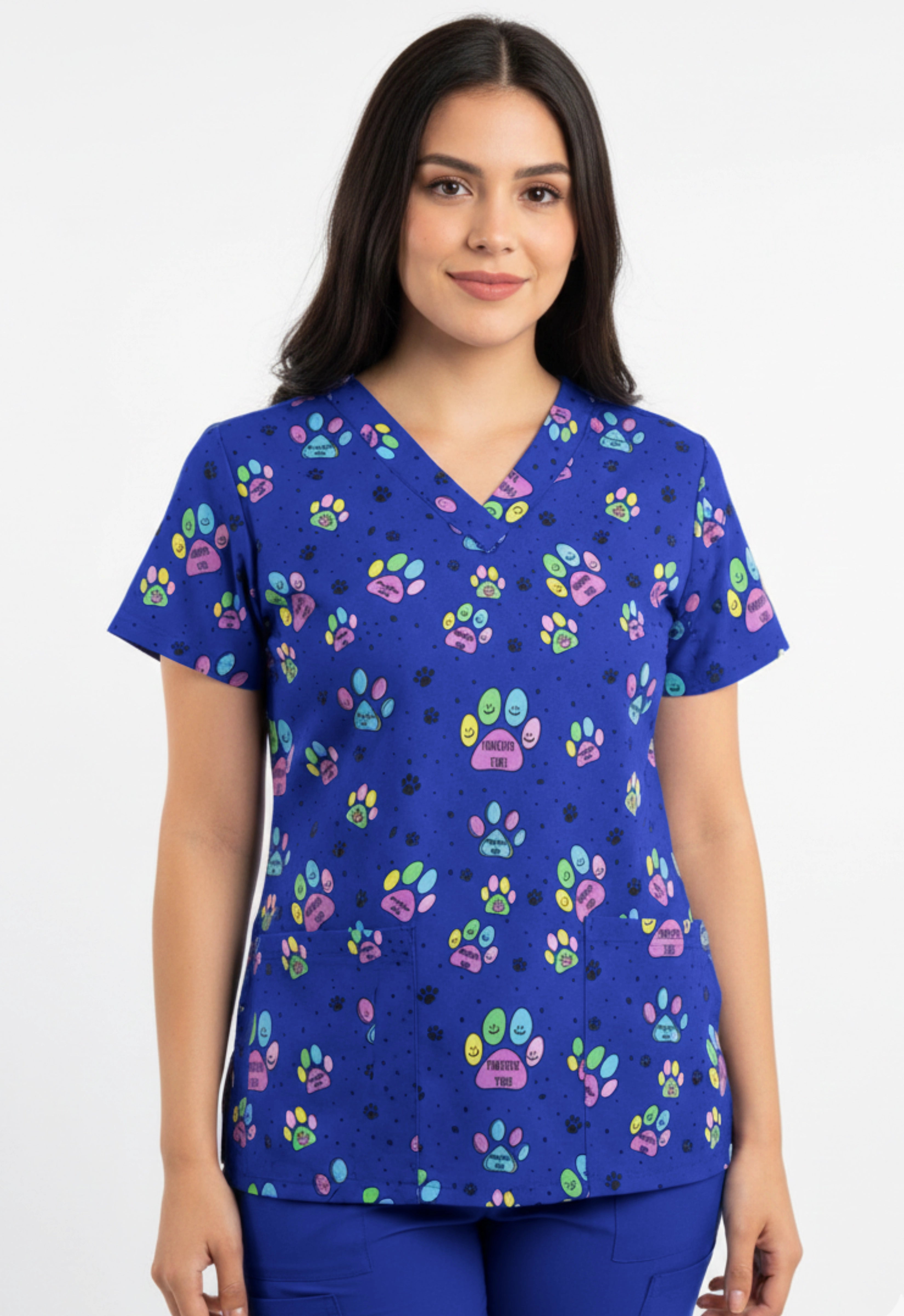 Polera Clínica Estampada Mujer GT 1936