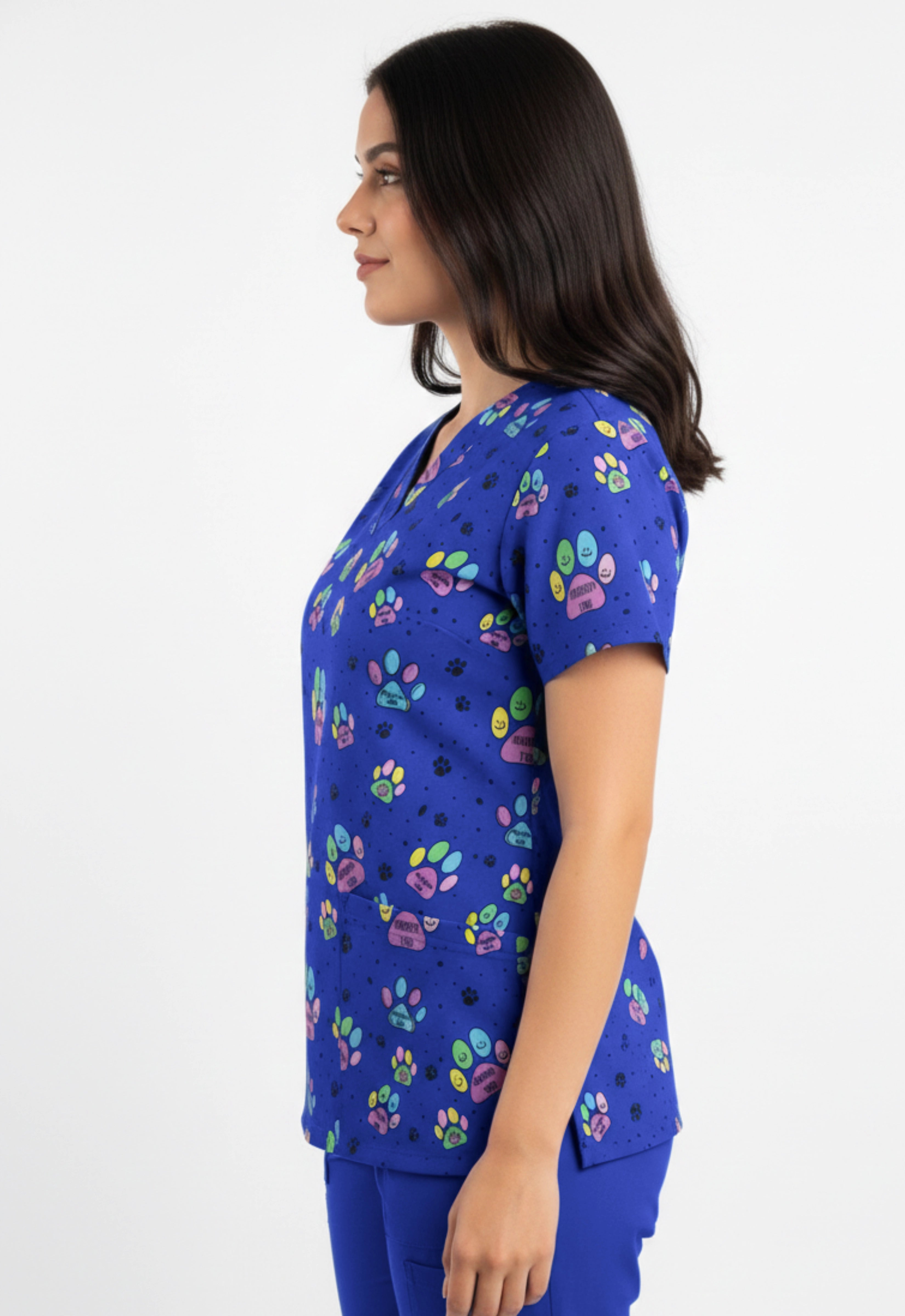 Polera Clínica Estampada Mujer GT 1936