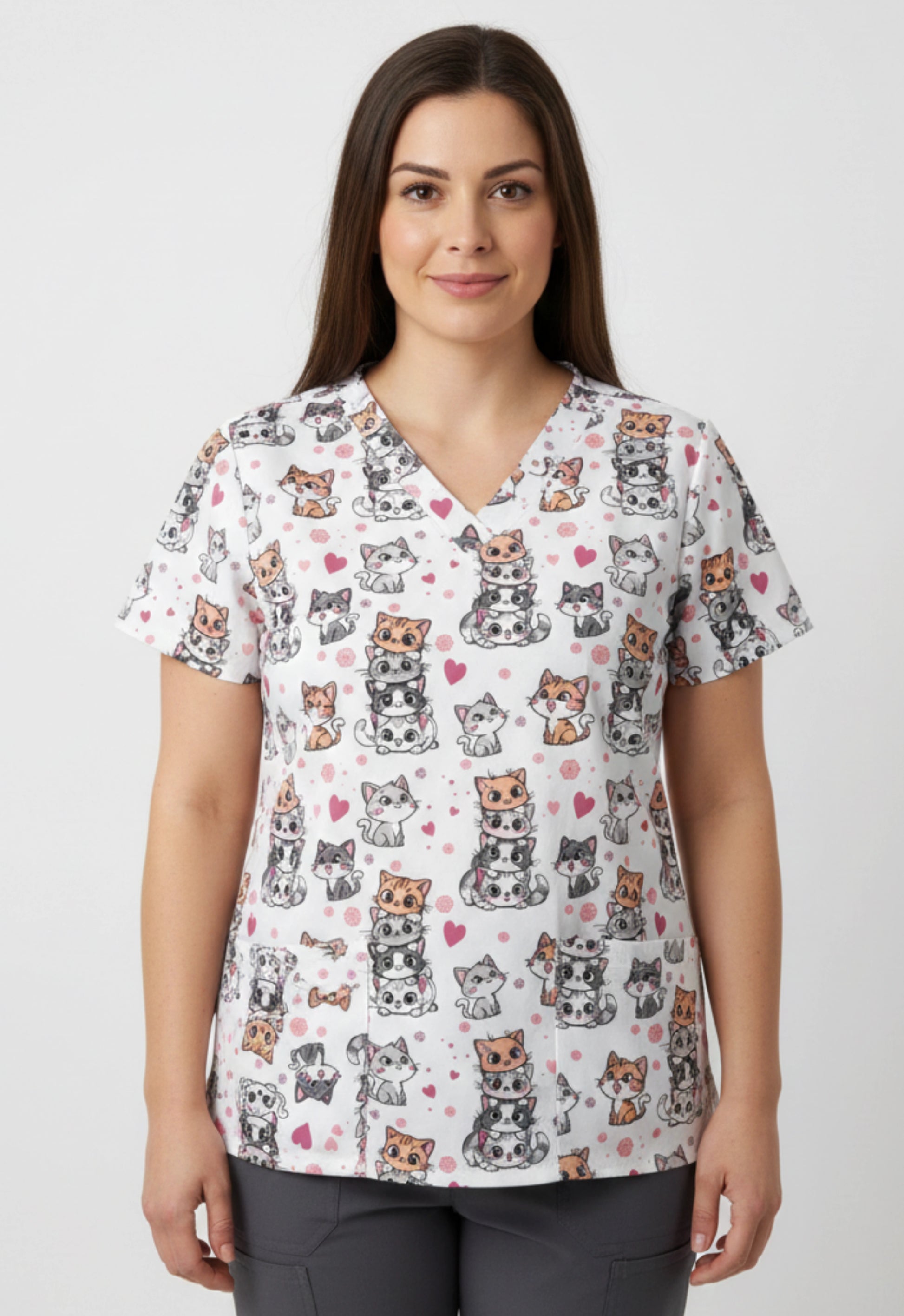 Polera Clínica Estampada Mujer GT 1940