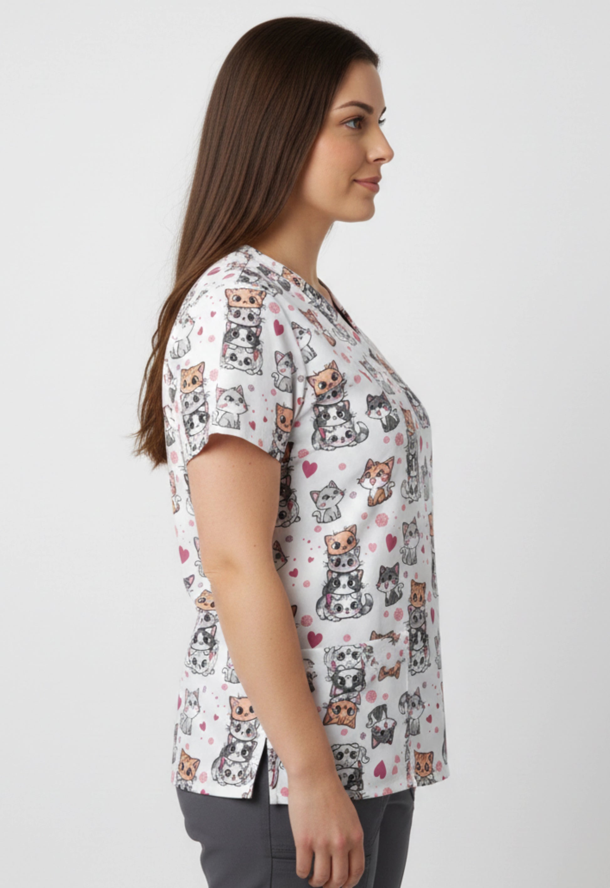 Polera Clínica Estampada Mujer GT 1940