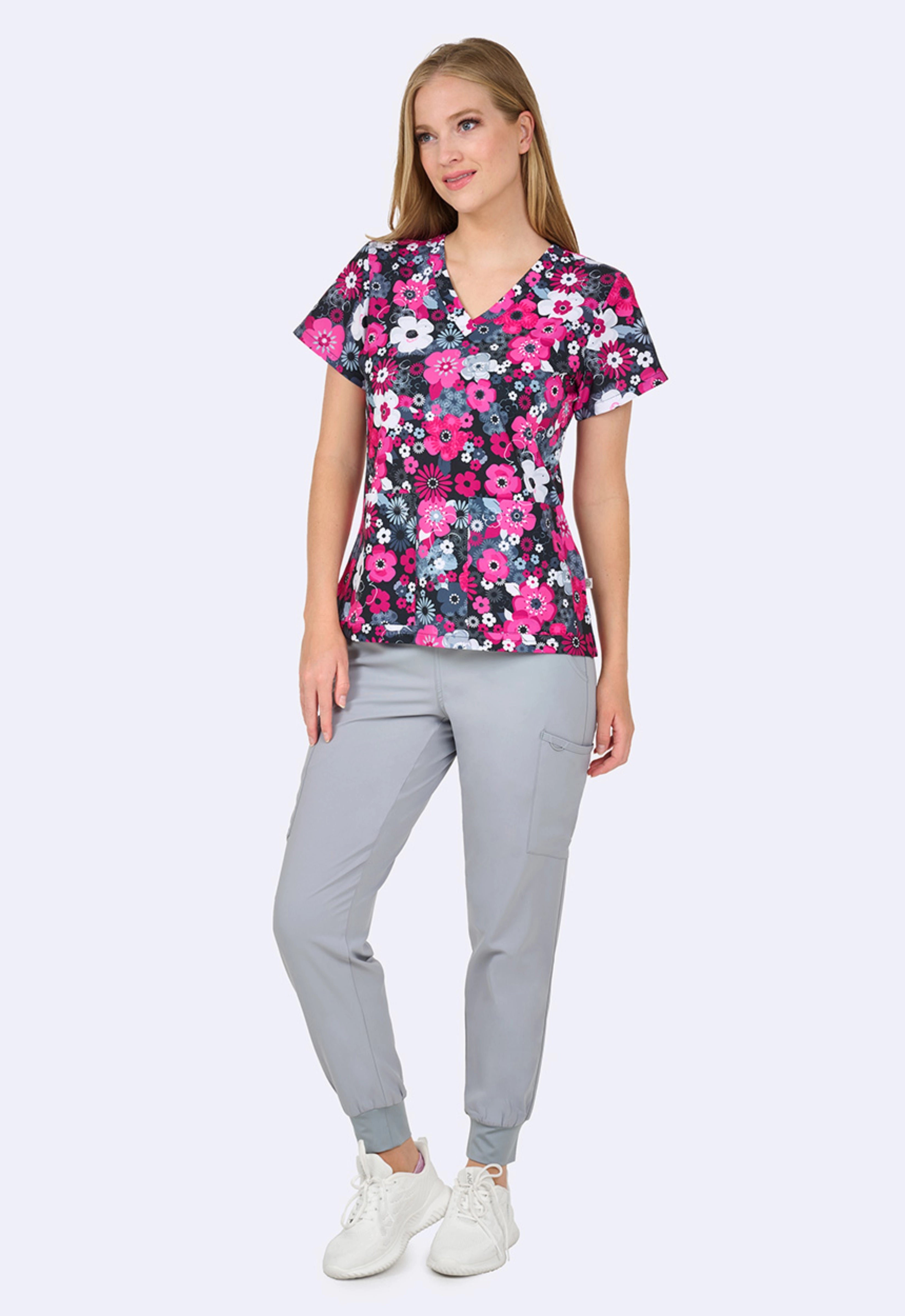 Polera Clínica Estampada Mujer 1054 FWPT
