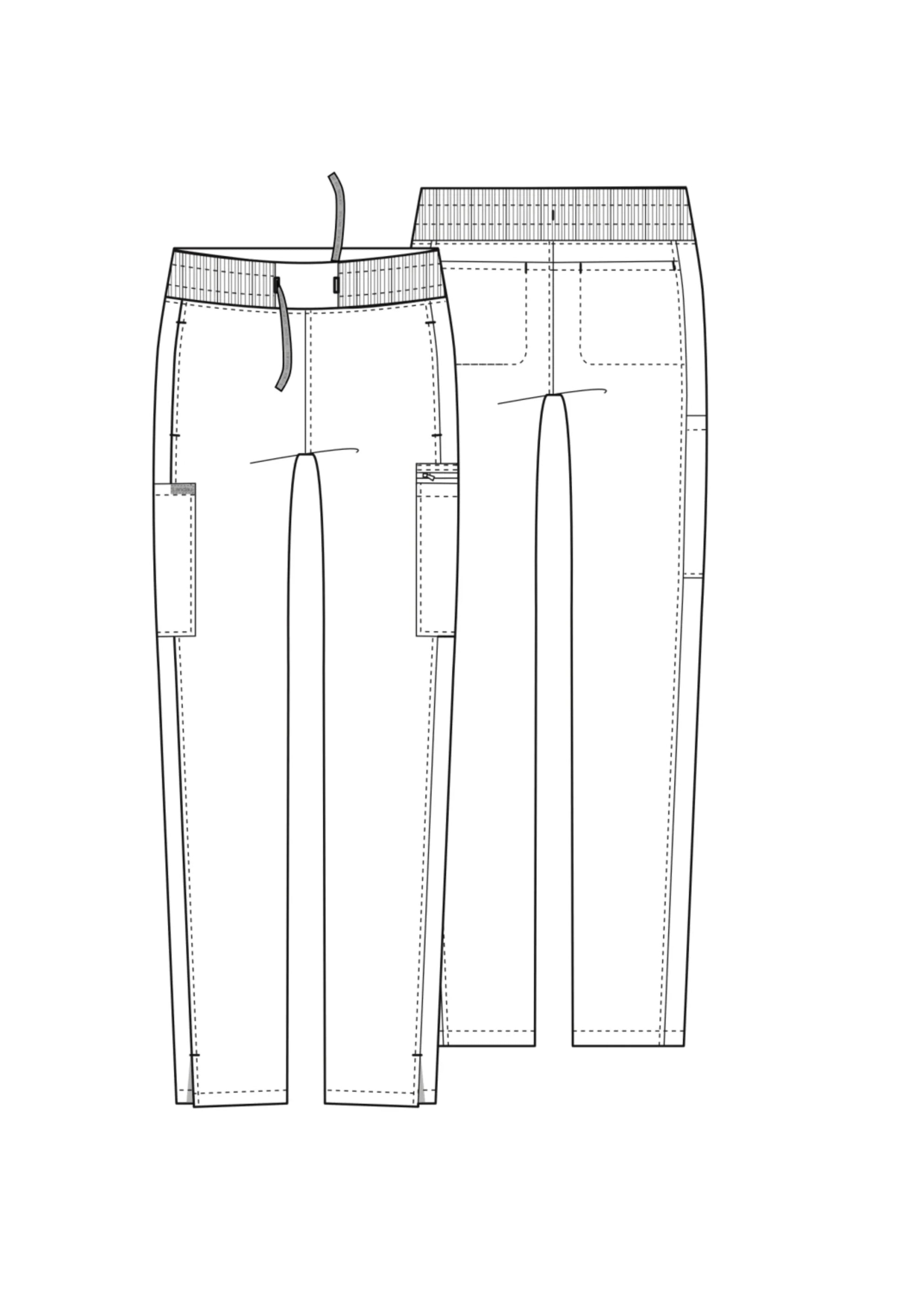 Pantalón Clínico Mujer Forward LB400 Azul Rey