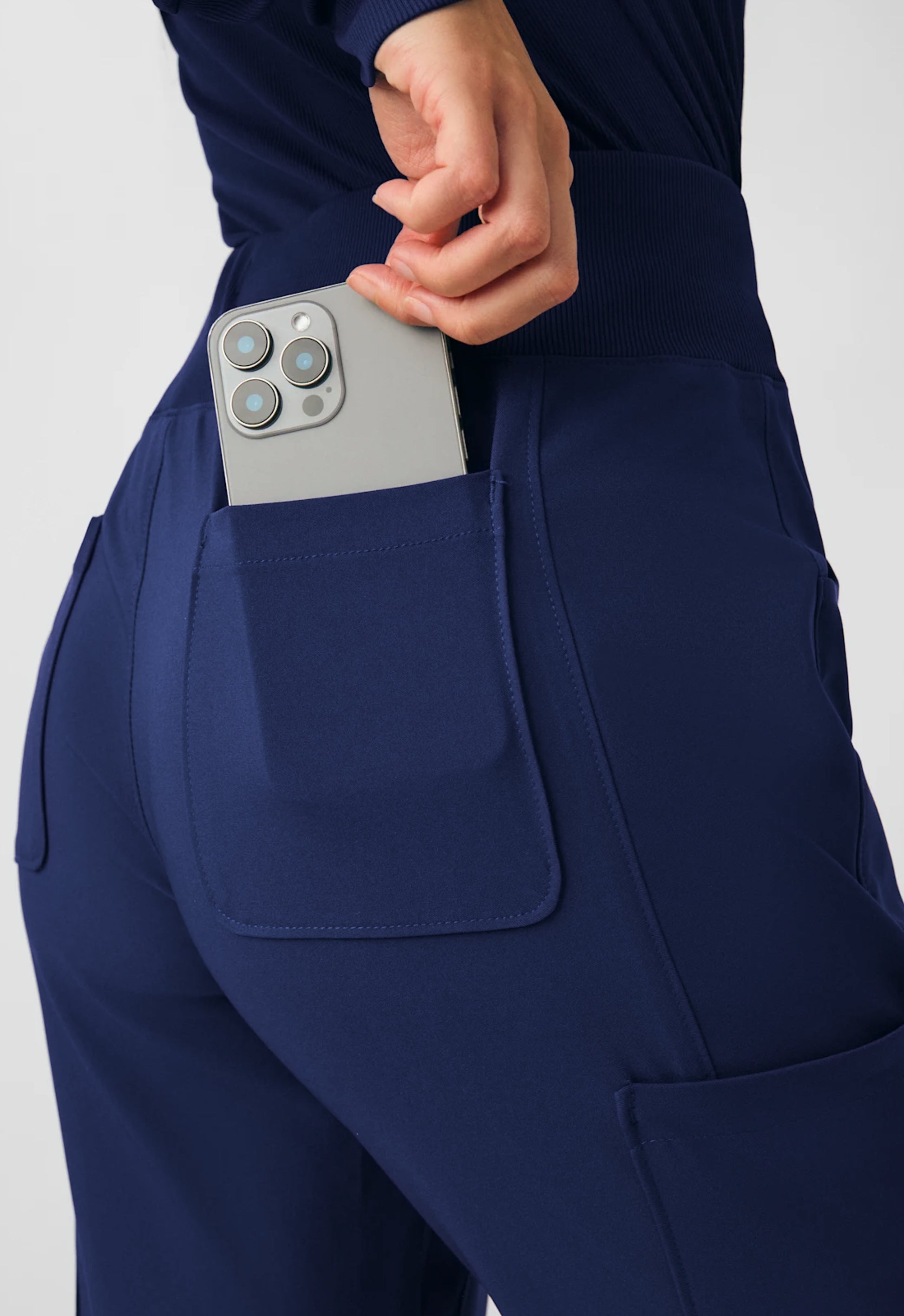 PANTALÓN CLÍNICO MUJER JOGGER FORWARD LB401 AZUL MARINO