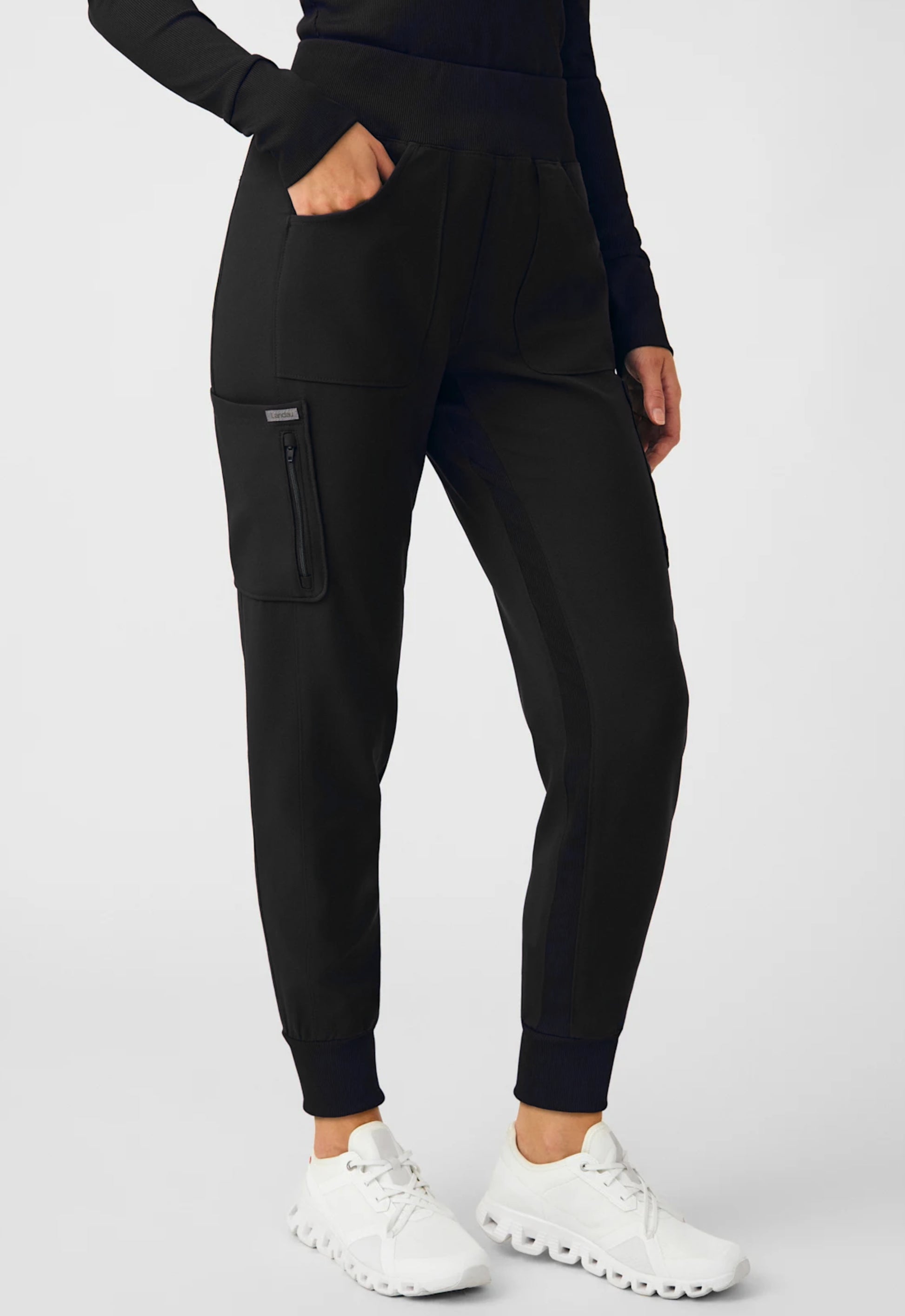 PANTALÓN CLÍNICO MUJER JOGGER FORWARD LB401 NEGRO