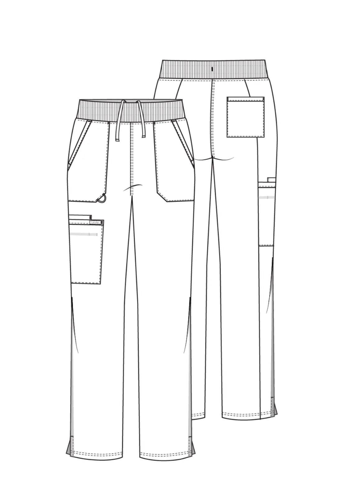 PANTALÓN MUJER LB405 BURDEO