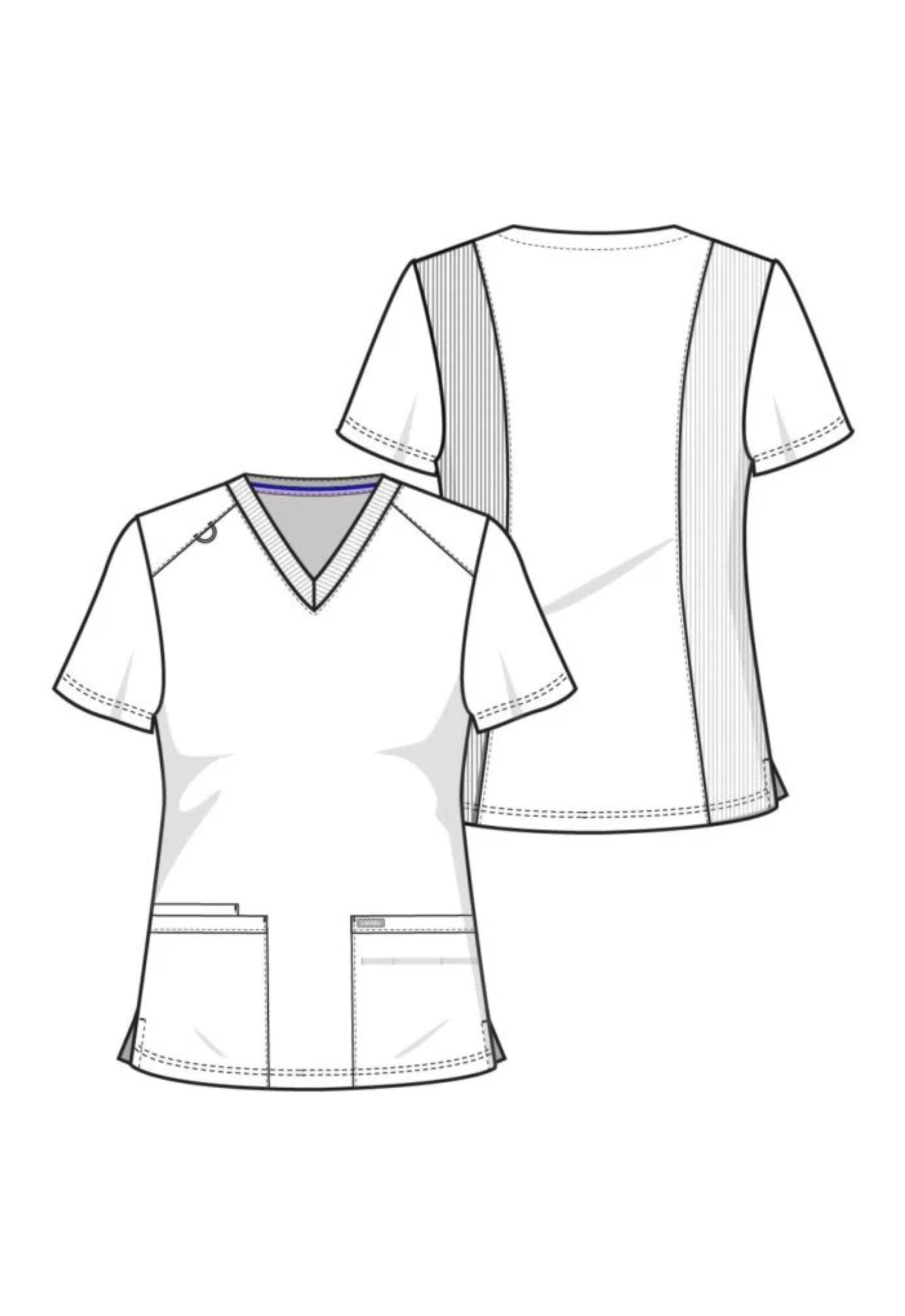 Polera Clínica Mujer Proflex LT105 Azul Rey