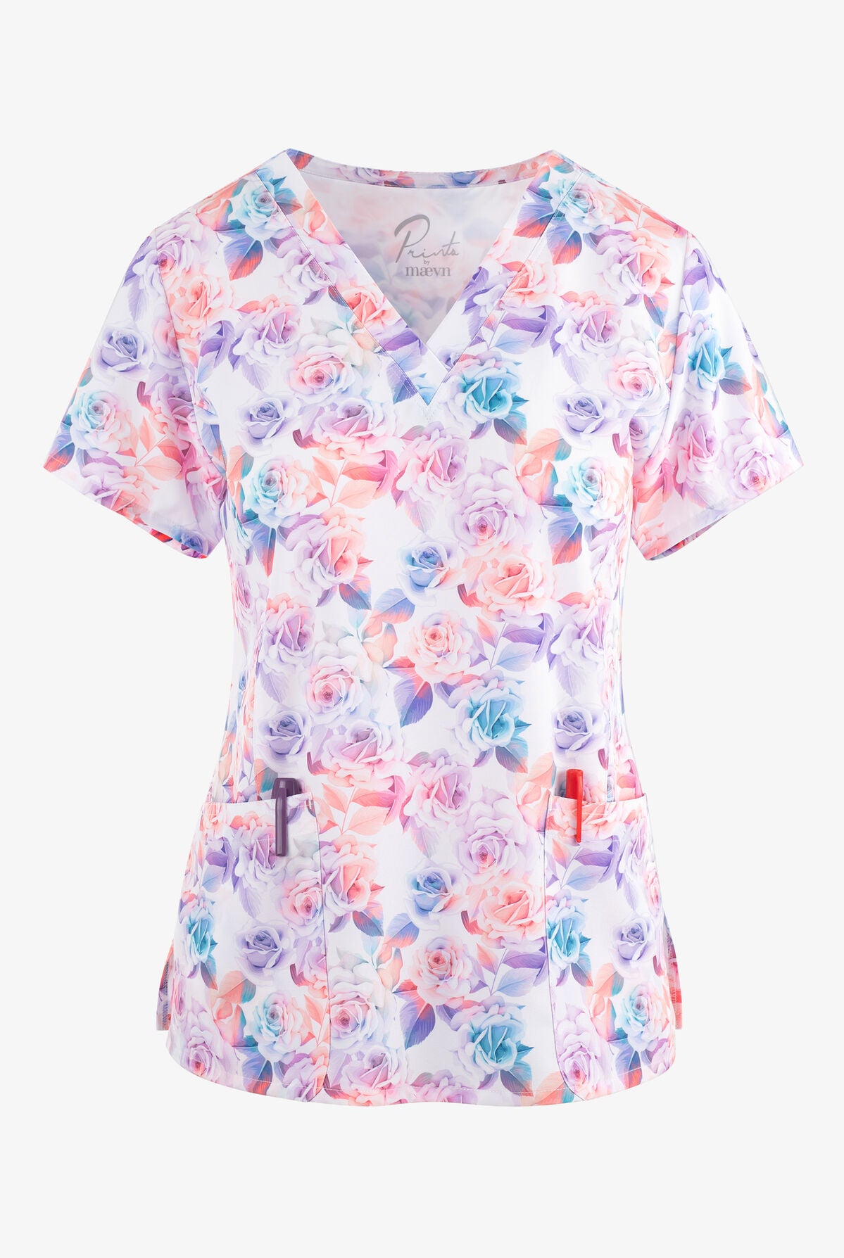 Polera Clínica Estampada Mujer 9810 ROSE