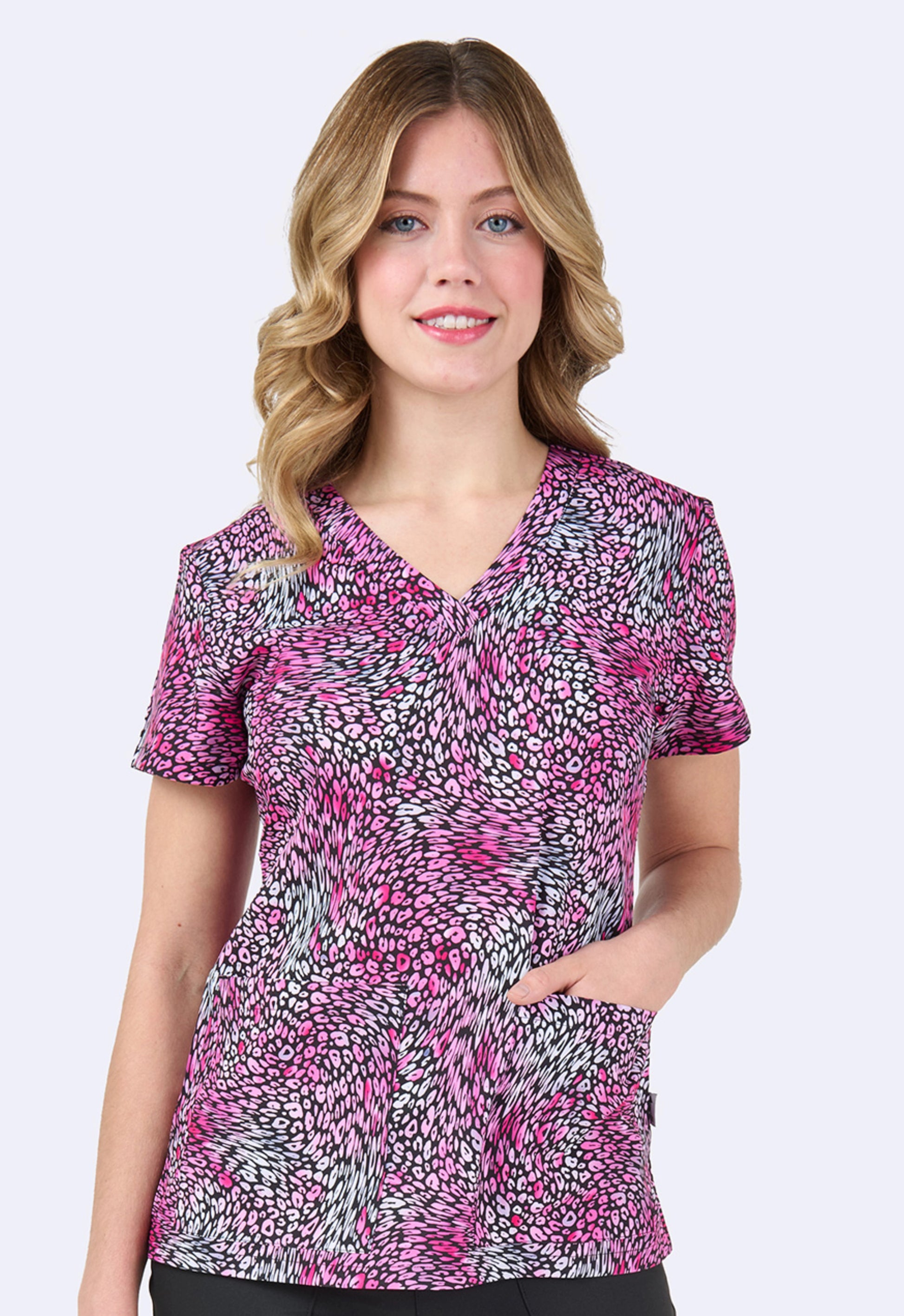 Polera Clínica Estampada Mujer 1054 PKWD