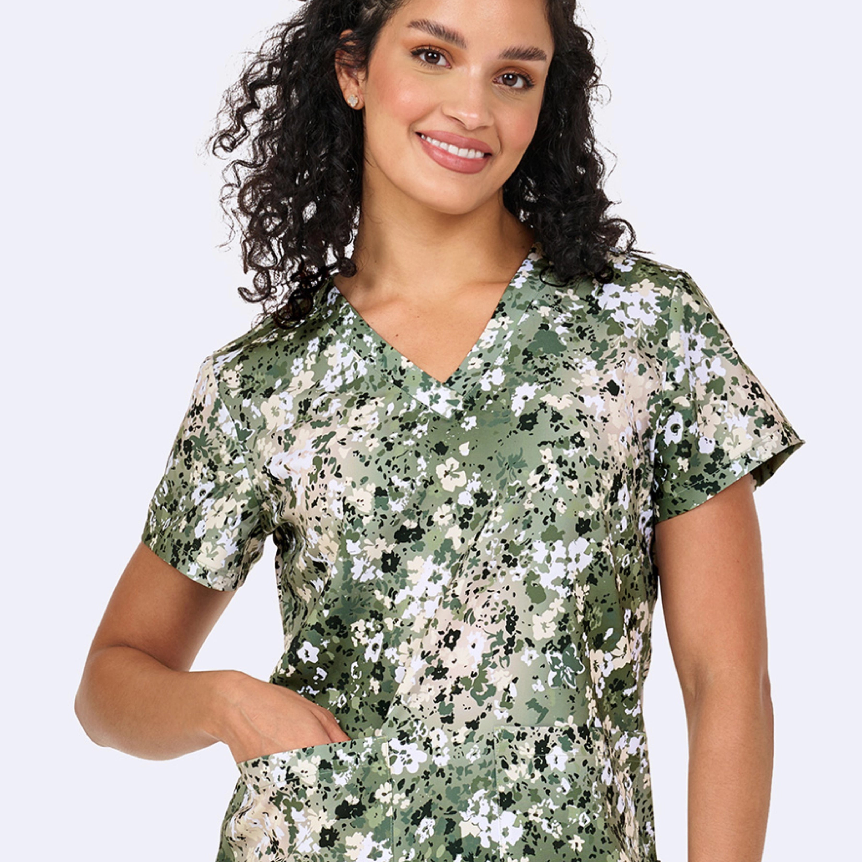 Polera Clínica Estampada Mujer 1054 SRPS