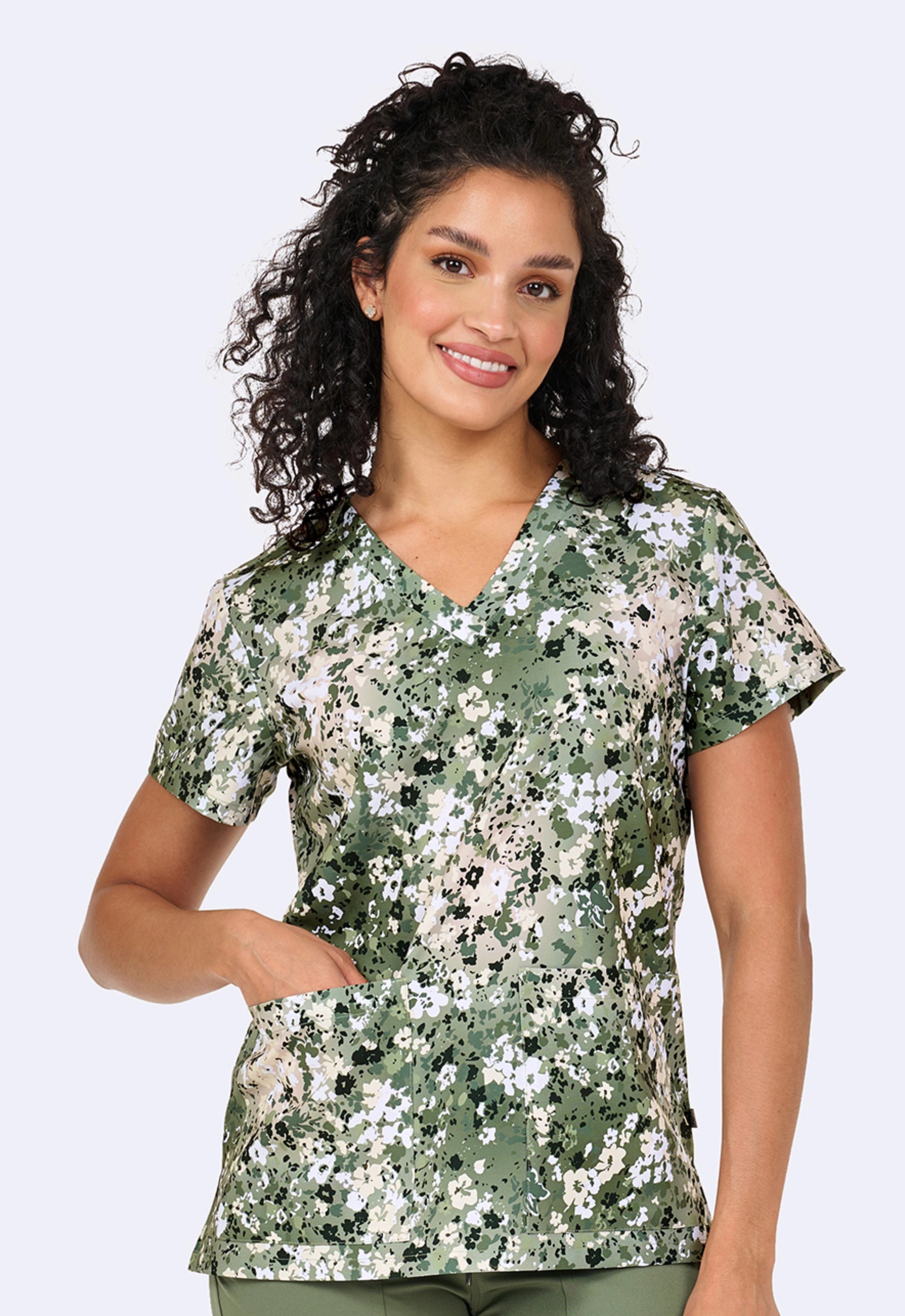 Polera Clínica Estampada Mujer 1054 SRPS