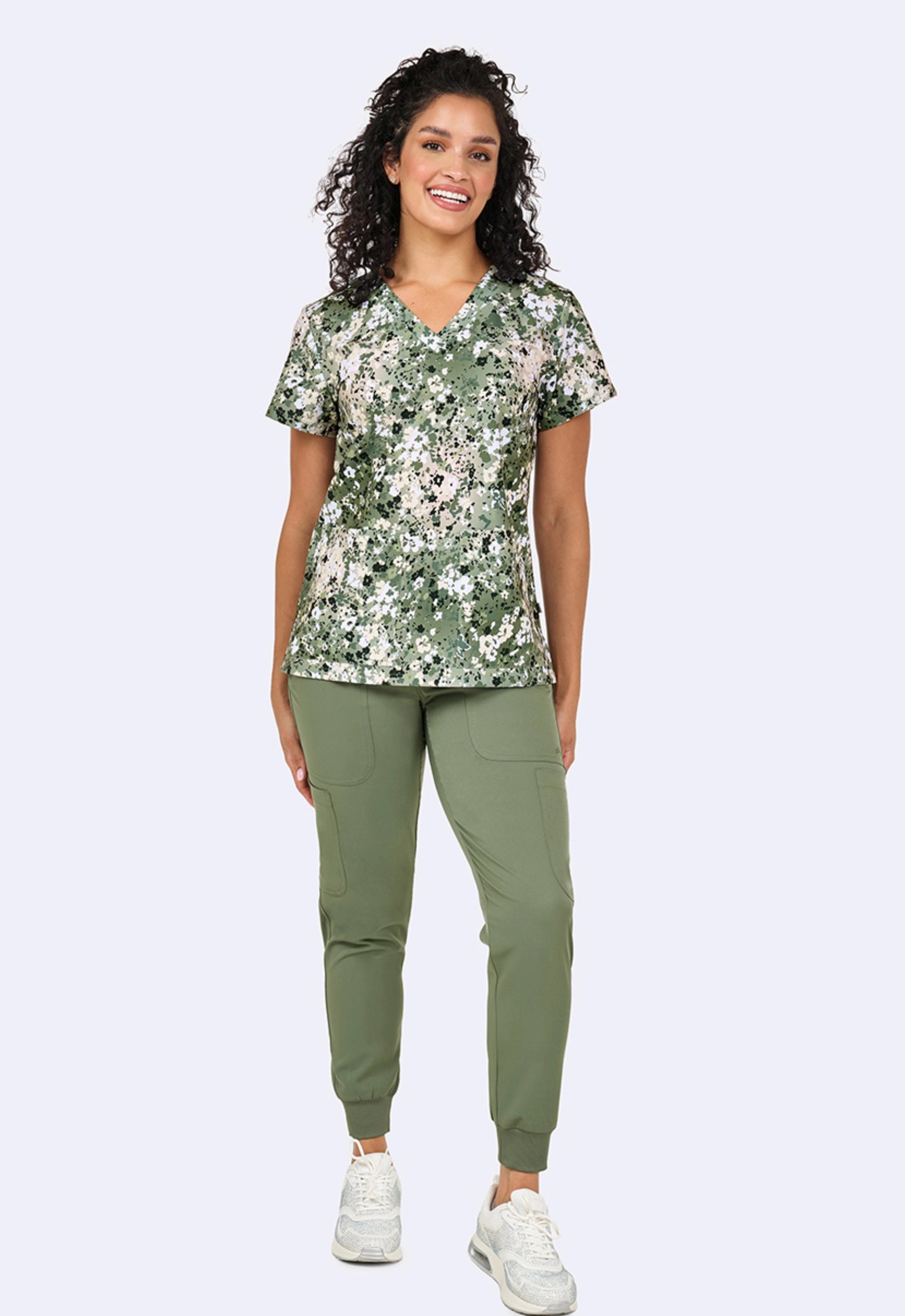 Polera Clínica Estampada Mujer 1054 SRPS