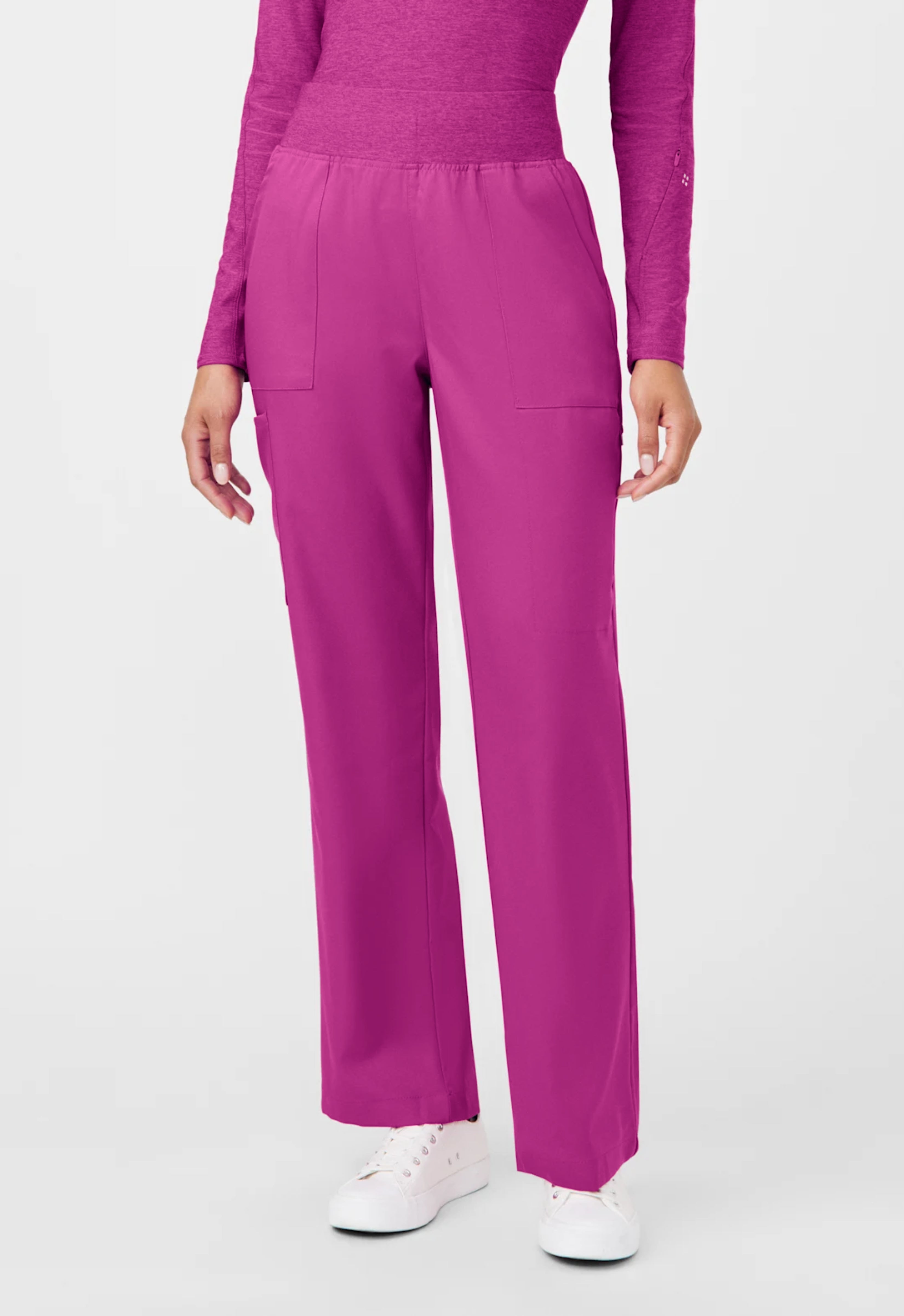 Pantalón Clínico Mujer Vibe WB421 Purpura Eléctrico