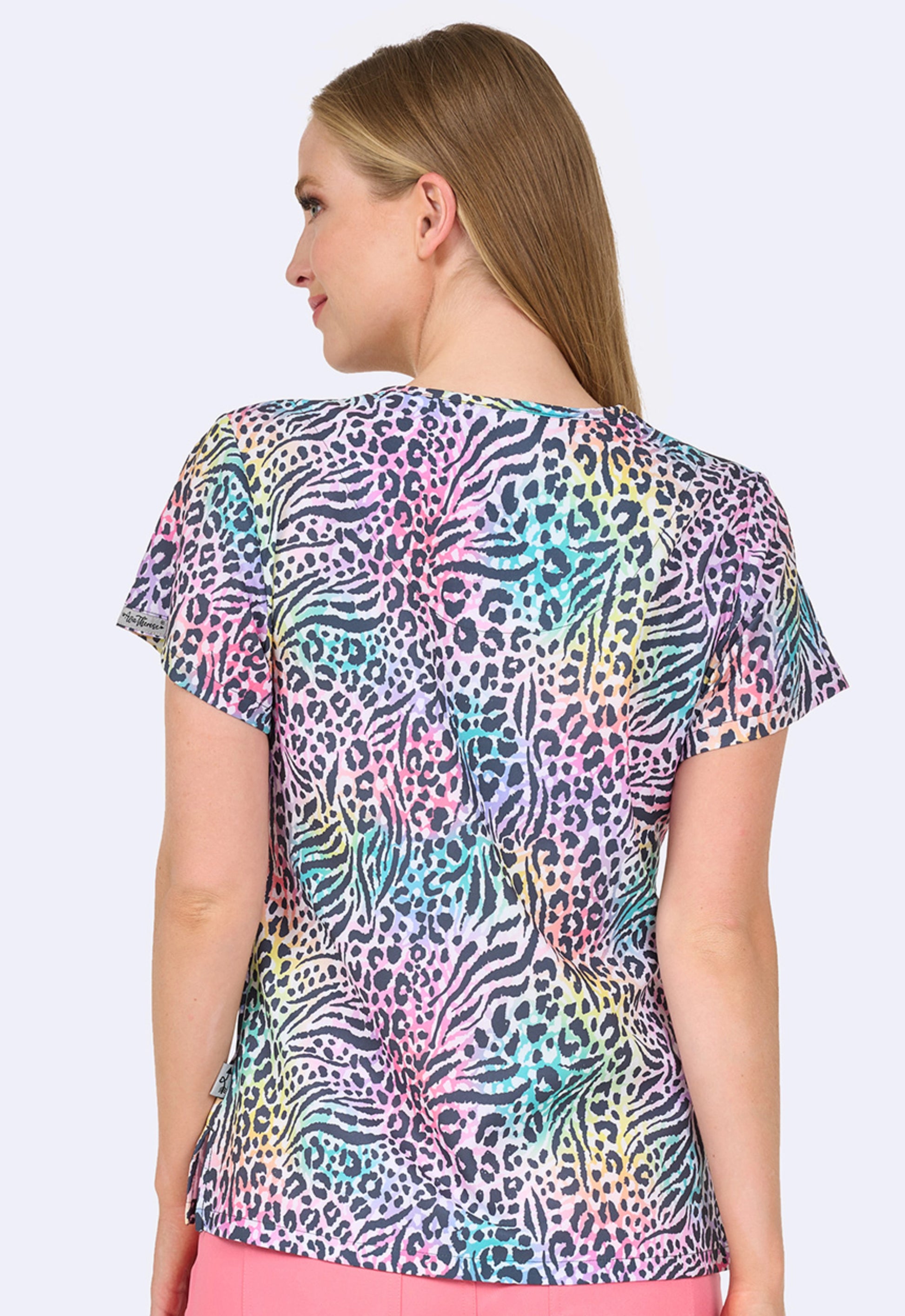 Polera Clínica Estampada Mujer 1054 WDST