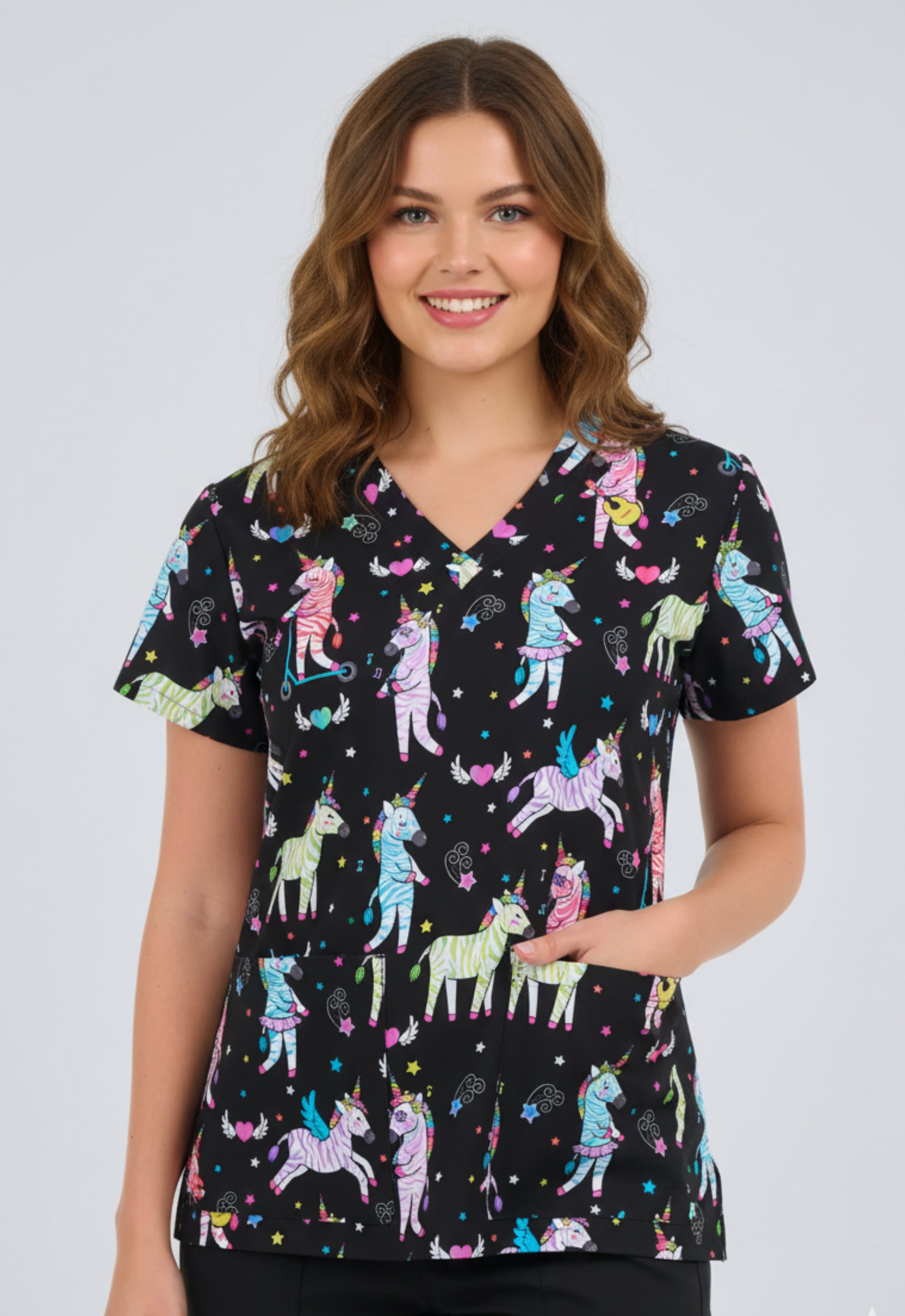Polera Clínica Estampada Mujer 1054 ZBPR