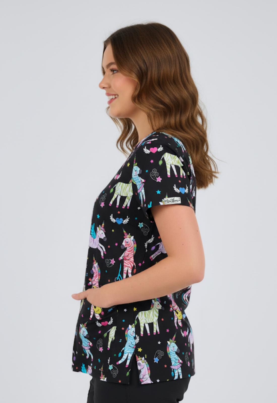 Polera Clínica Estampada Mujer 1054 ZBPR