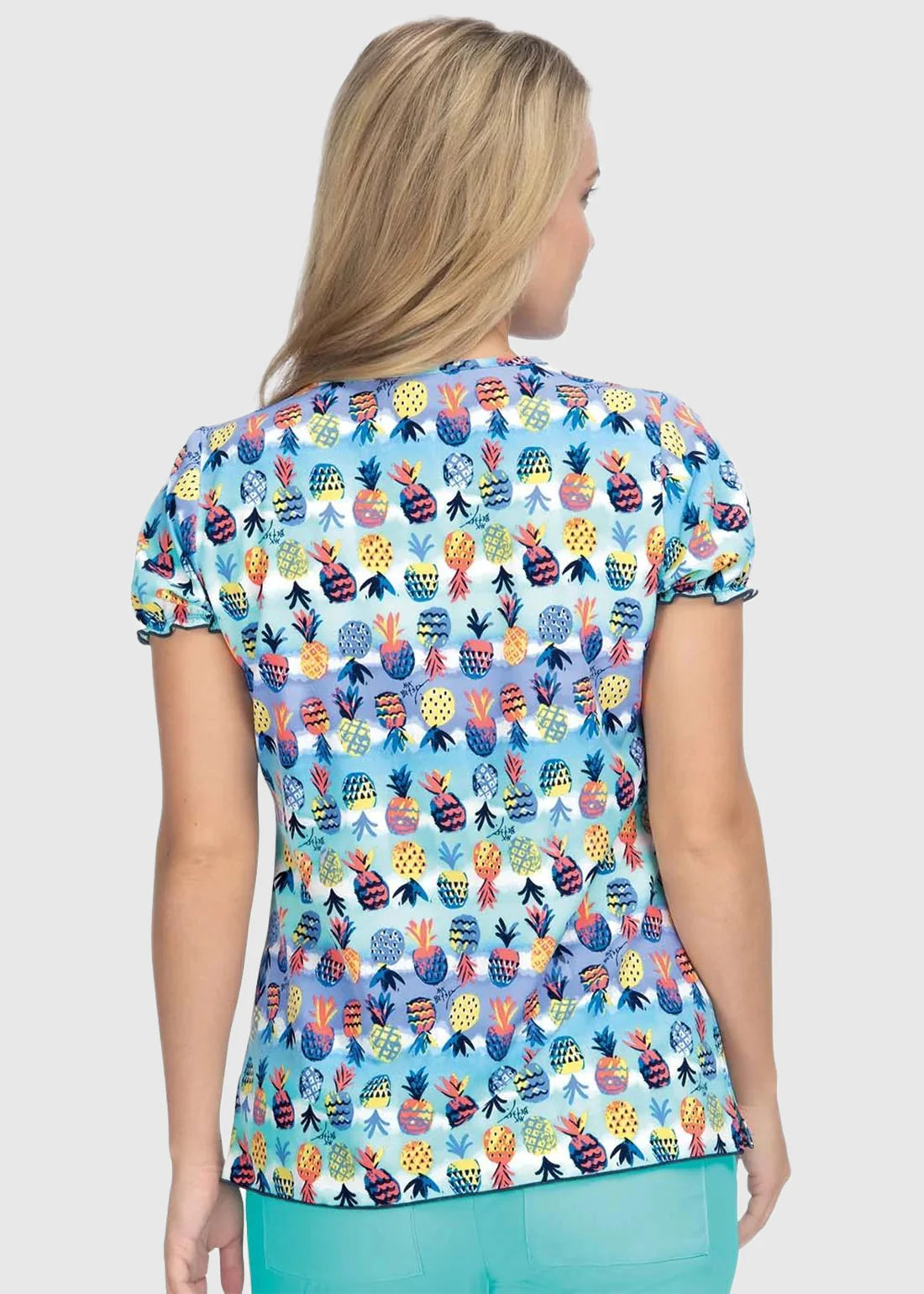 Polera Clínica Estampada Koi B123PR PNP