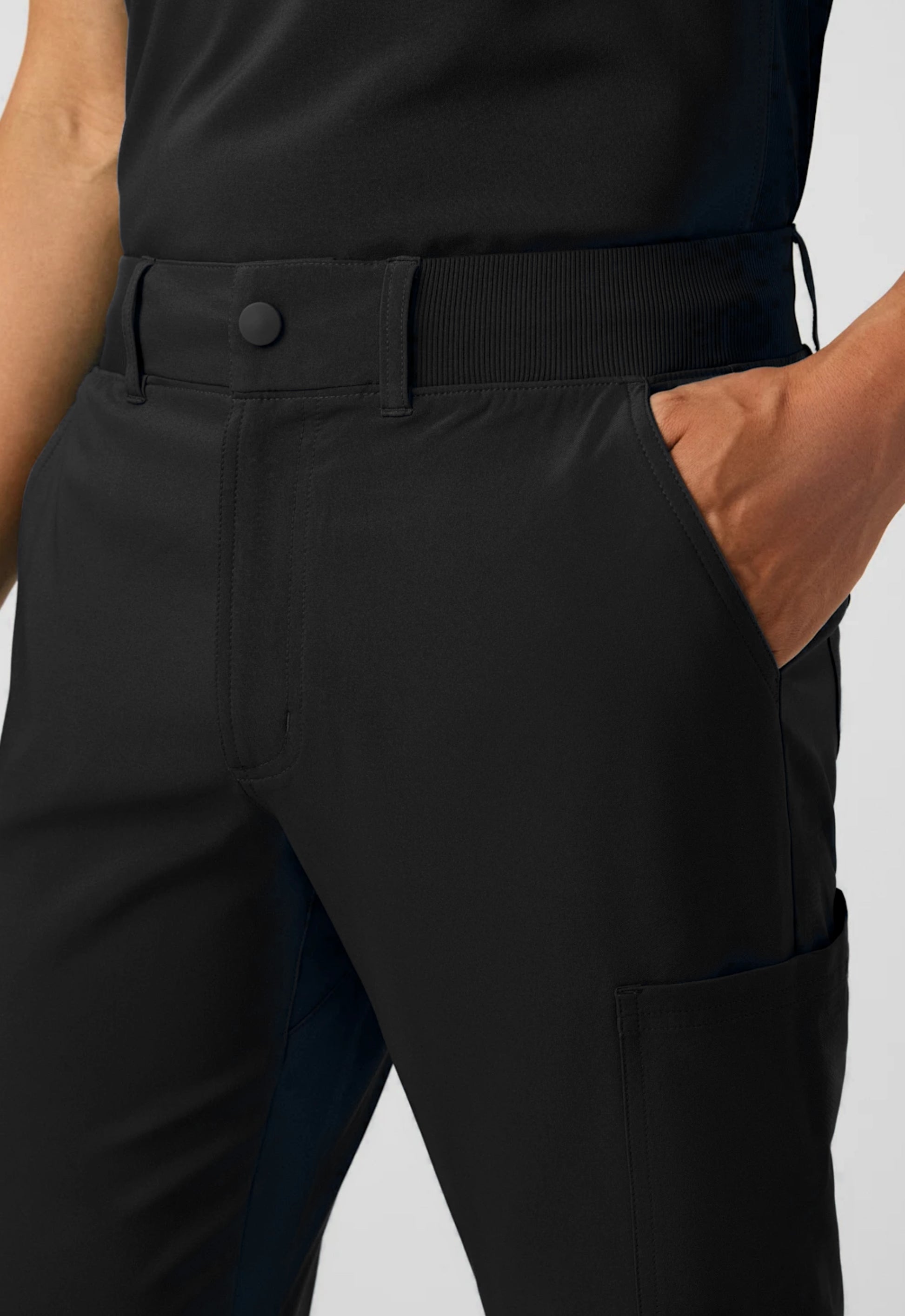Pantalón Clínico Hombre Forward LB410 Negro